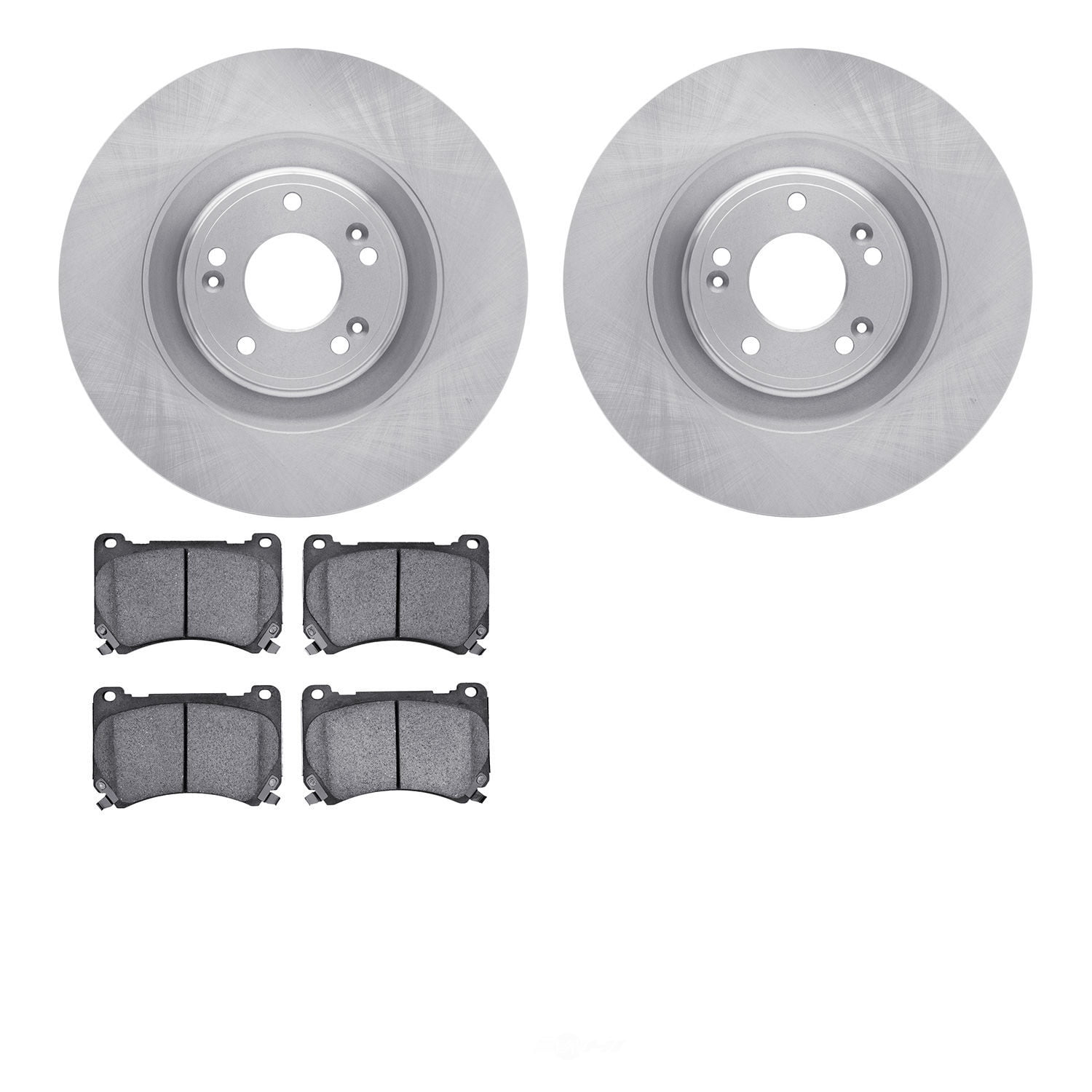 Dynamic Friction Company 6502-03305 DFC Brake Rotor with 5000 Advanced Brake Pads