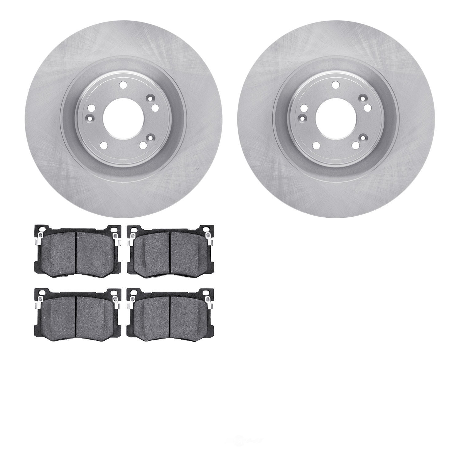 Dynamic Friction Company 6502-03306 DFC Brake Rotor with 5000 Advanced Brake Pads