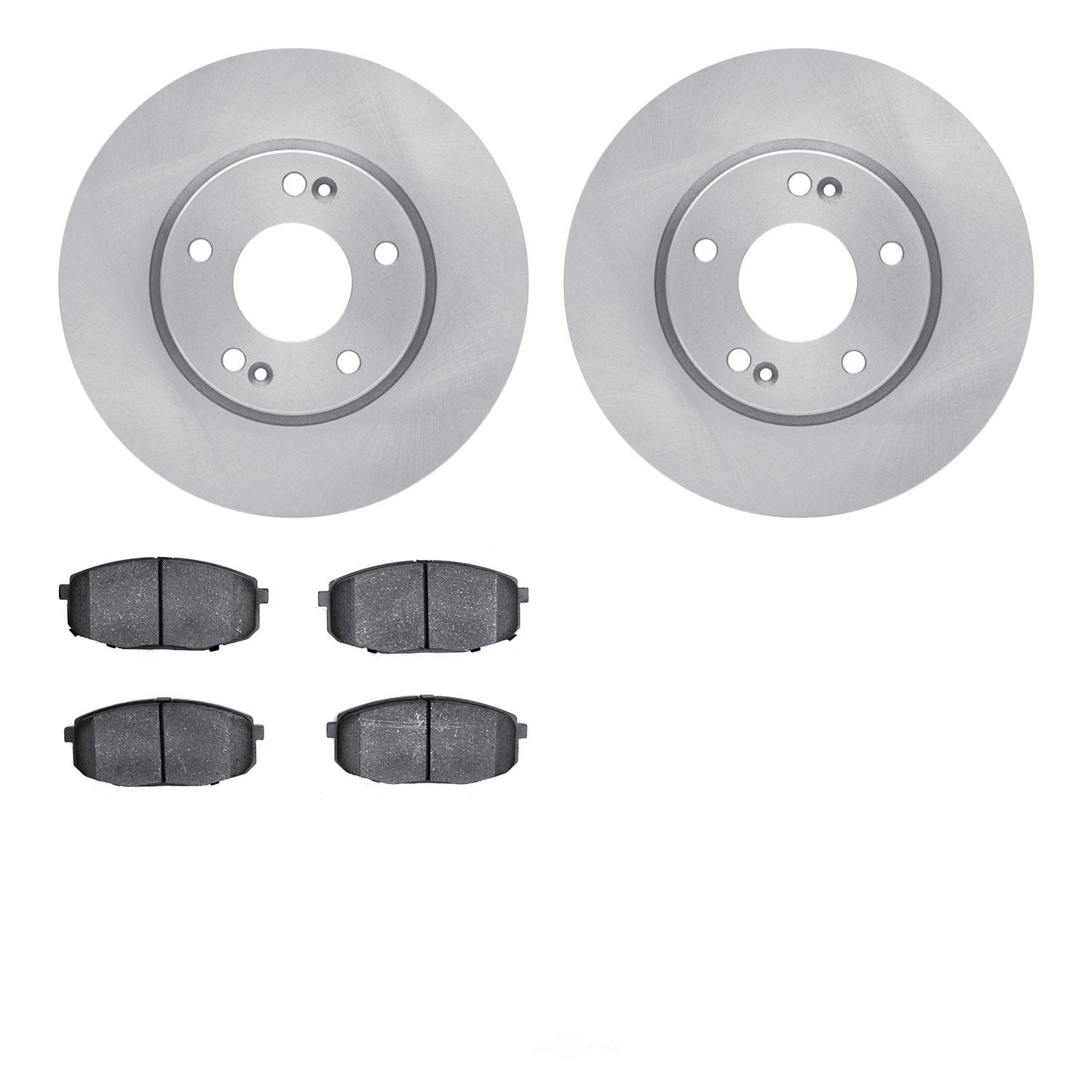 Dynamic Friction Company 6502-03326 DFC Brake Rotor with 5000 Advanced Brake Pads
