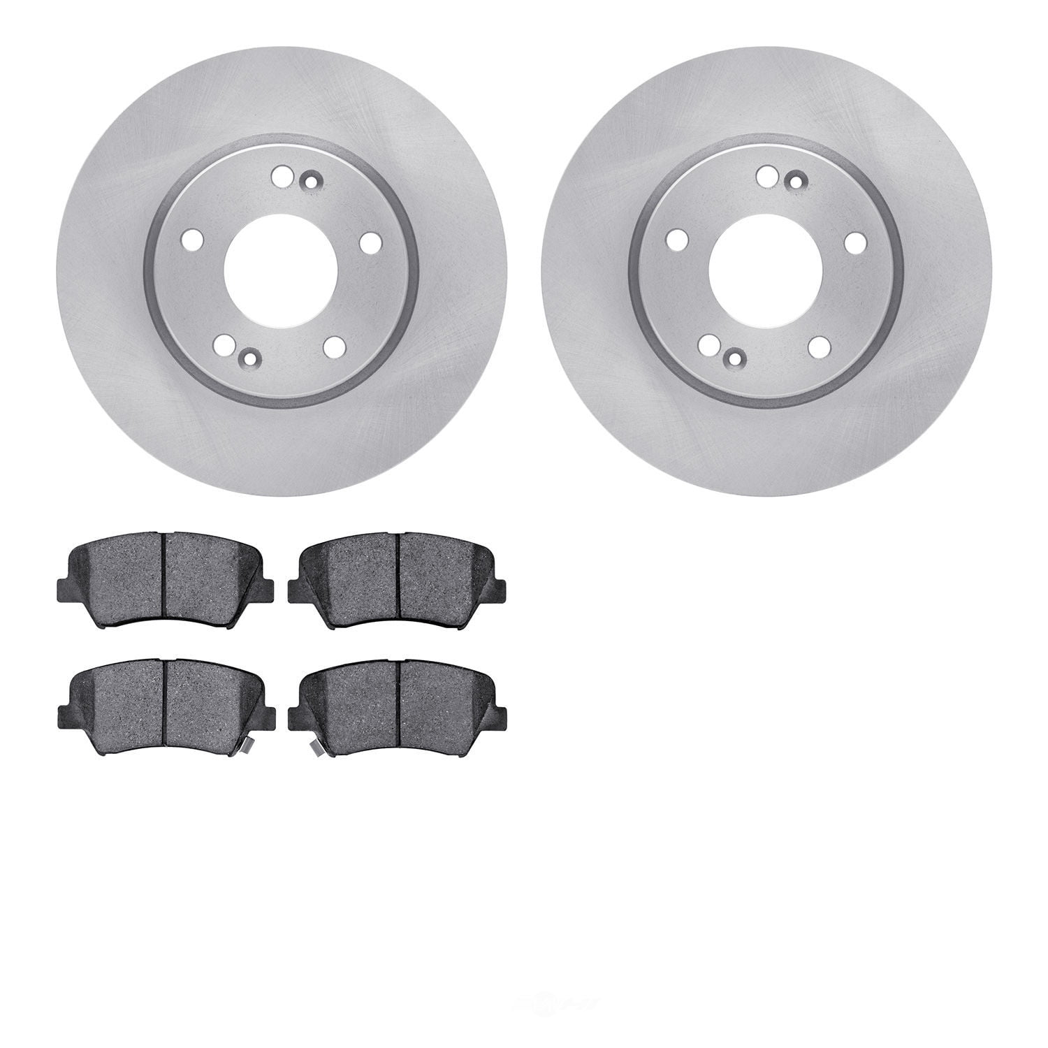 Dynamic Friction Company 6502-03327 DFC Brake Rotor with 5000 Advanced Brake Pads
