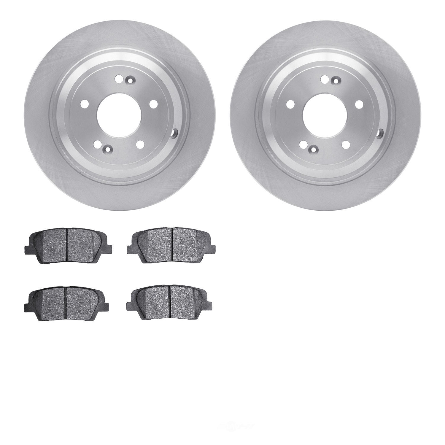 Dynamic Friction Company 6502-03338 DFC Brake Rotor with 5000 Advanced Brake Pads