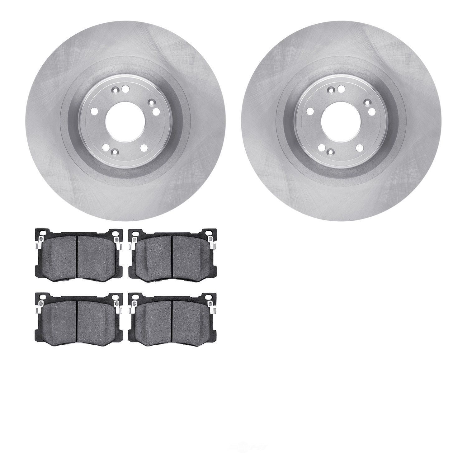 Dynamic Friction Company 6502-03345 DFC Brake Rotor with 5000 Advanced Brake Pads