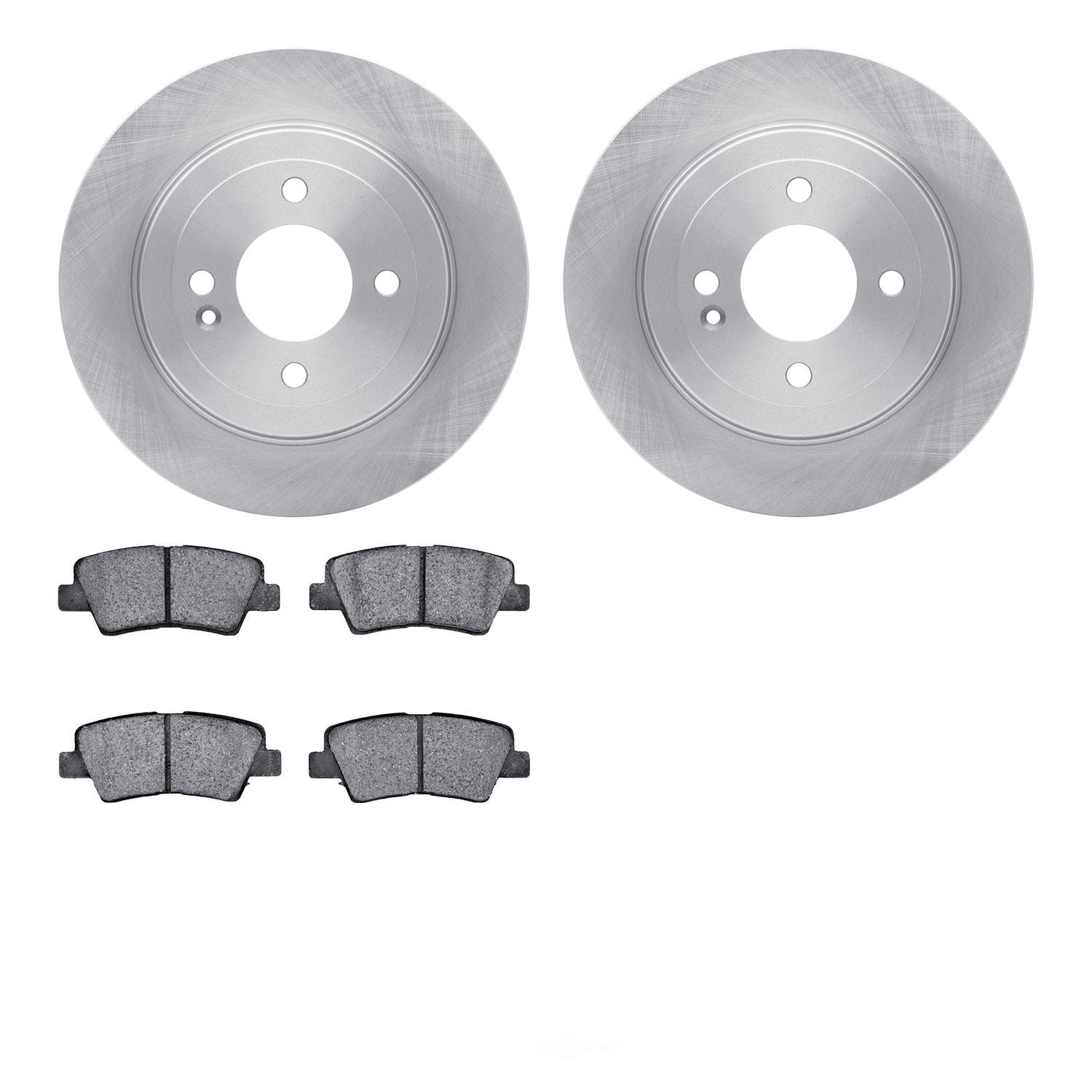 Dynamic Friction Company 6502-03348 DFC Brake Rotor with 5000 Advanced Brake Pads