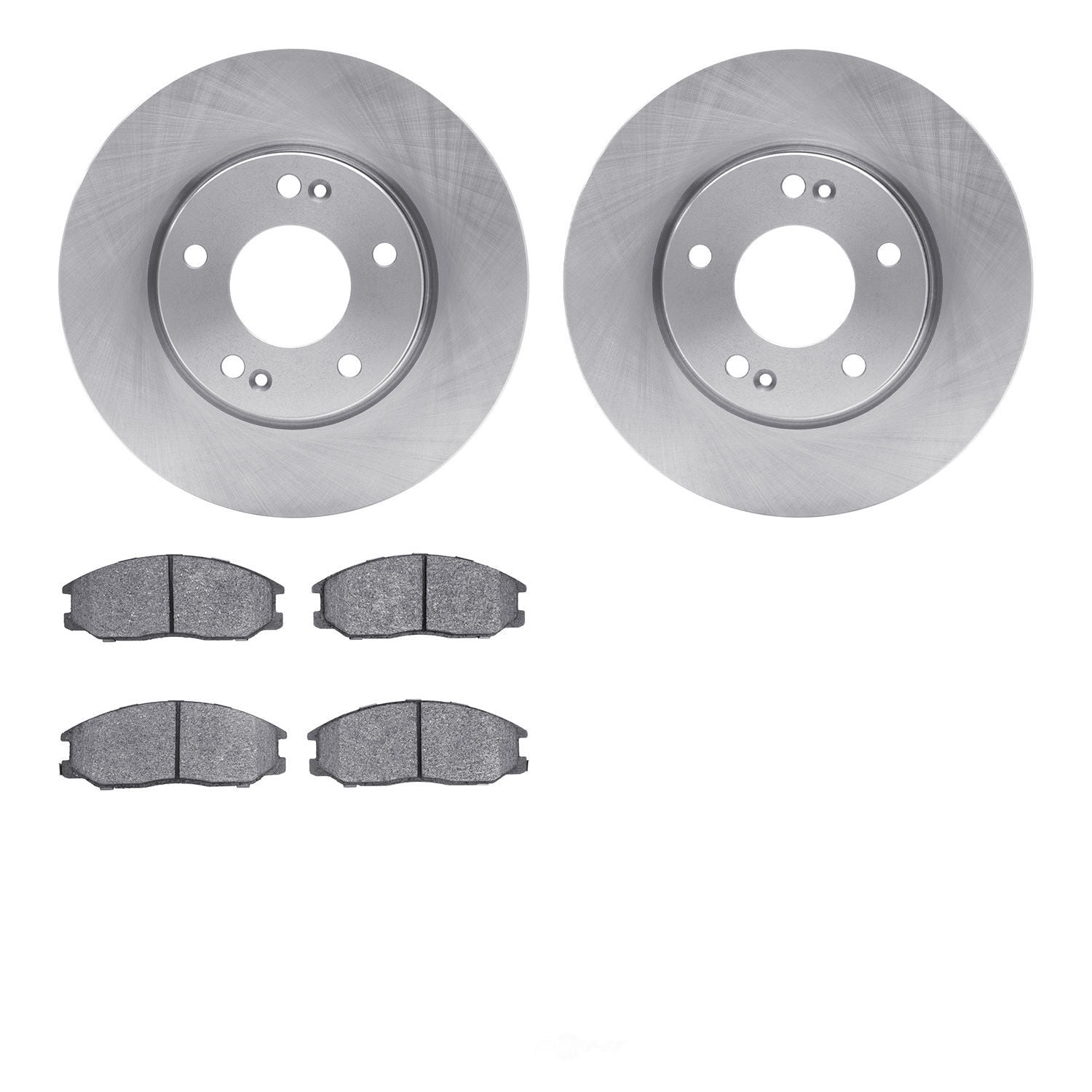 Dynamic Friction Company 6502-03354 DFC Brake Rotor with 5000 Advanced Brake Pads