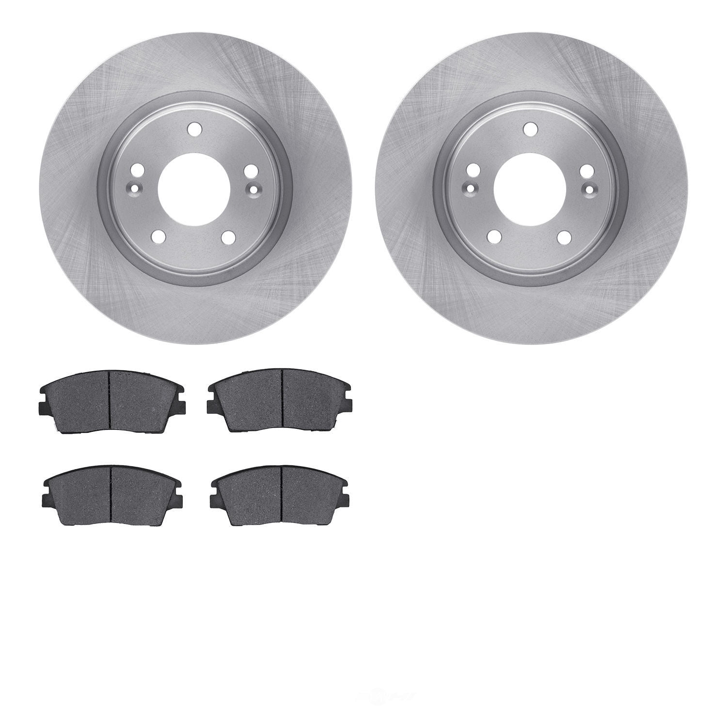 Dynamic Friction Company 6502-03413 DFC Brake Rotor with 5000 Advanced Brake Pads