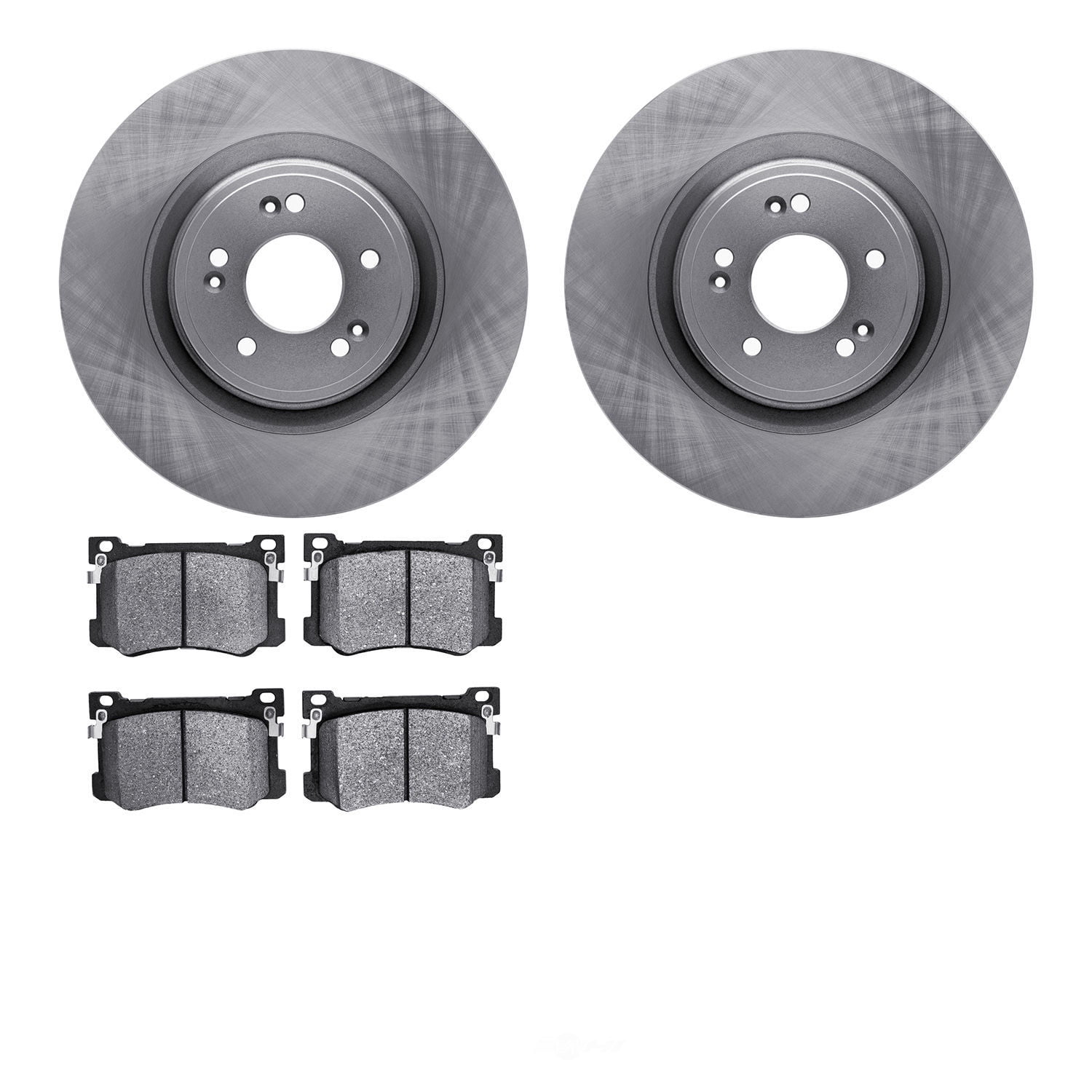 Dynamic Friction Company 6502-03429 DFC Brake Rotor with 5000 Advanced Brake Pads