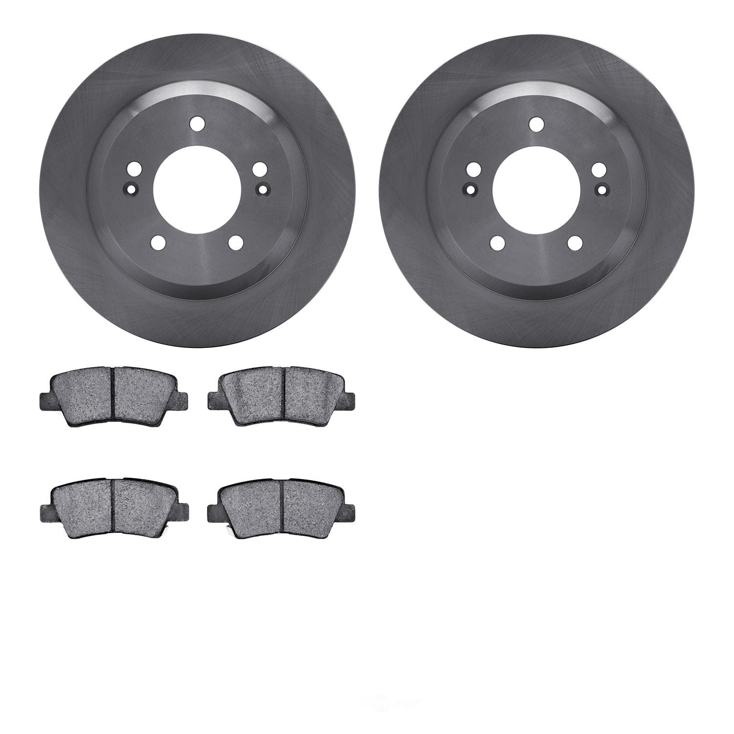 Dynamic Friction Company 6502-03436 DFC Brake Rotor with 5000 Advanced Brake Pads
