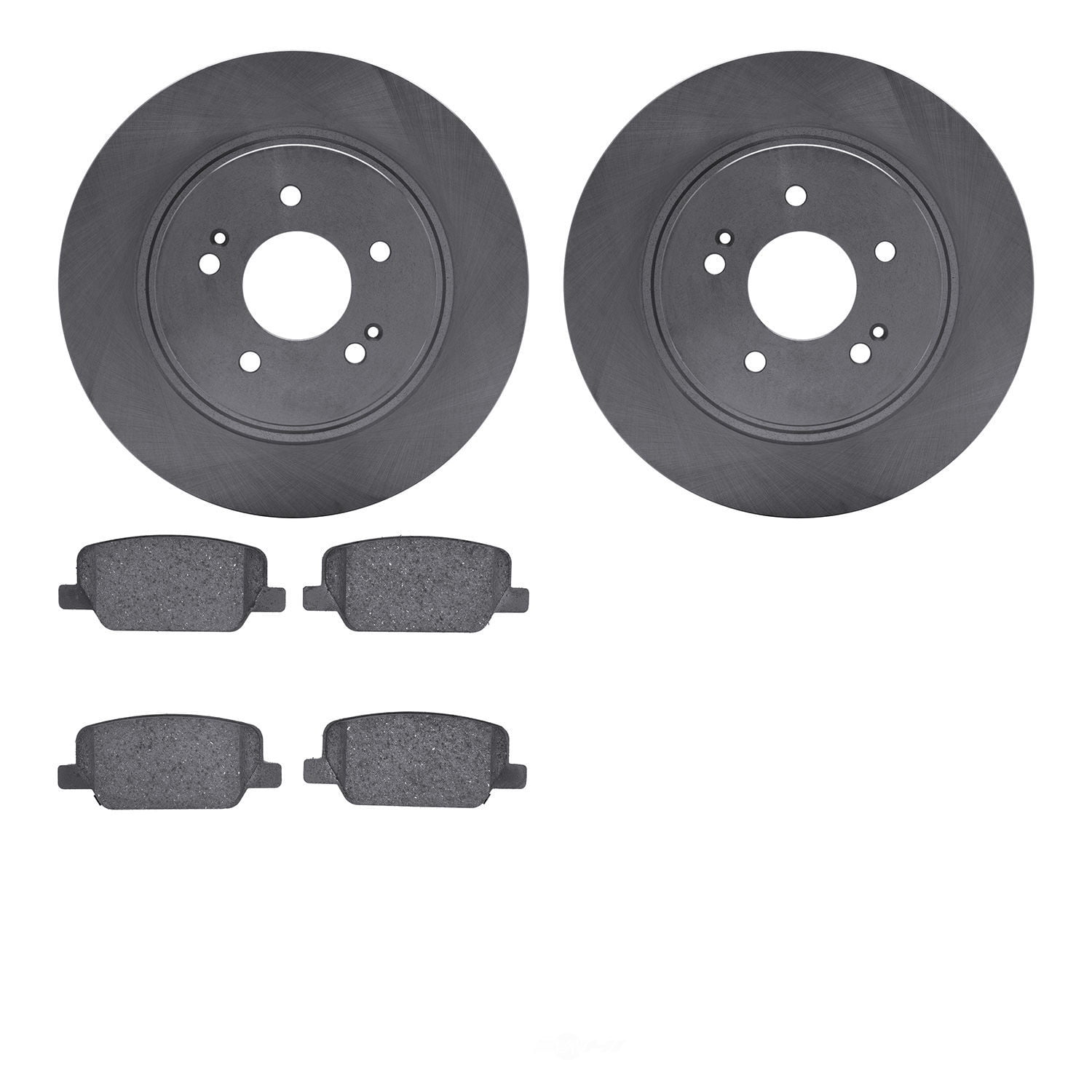 Dynamic Friction Company 6502-03441 DFC Brake Rotor with 5000 Advanced Brake Pads