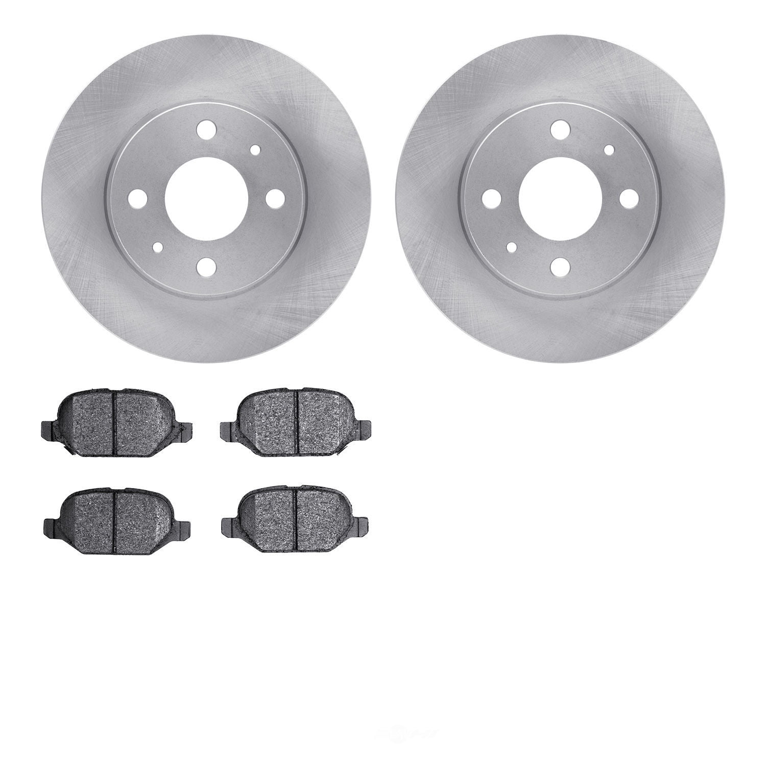 Dynamic Friction Company 6502-07018 DFC Brake Rotor with 5000 Advanced Brake Pads
