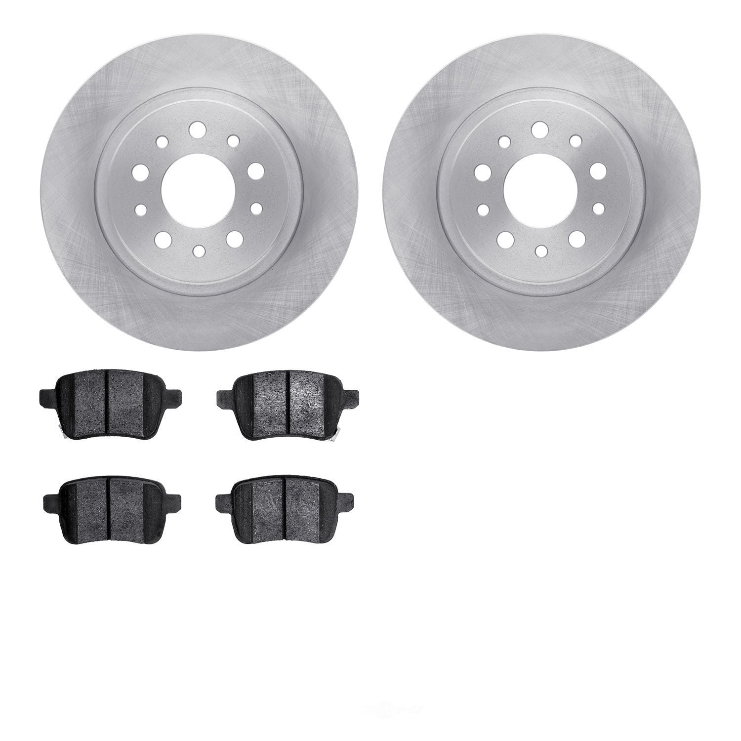 Dynamic Friction Company 6502-07024 DFC Brake Rotor with 5000 Advanced Brake Pads