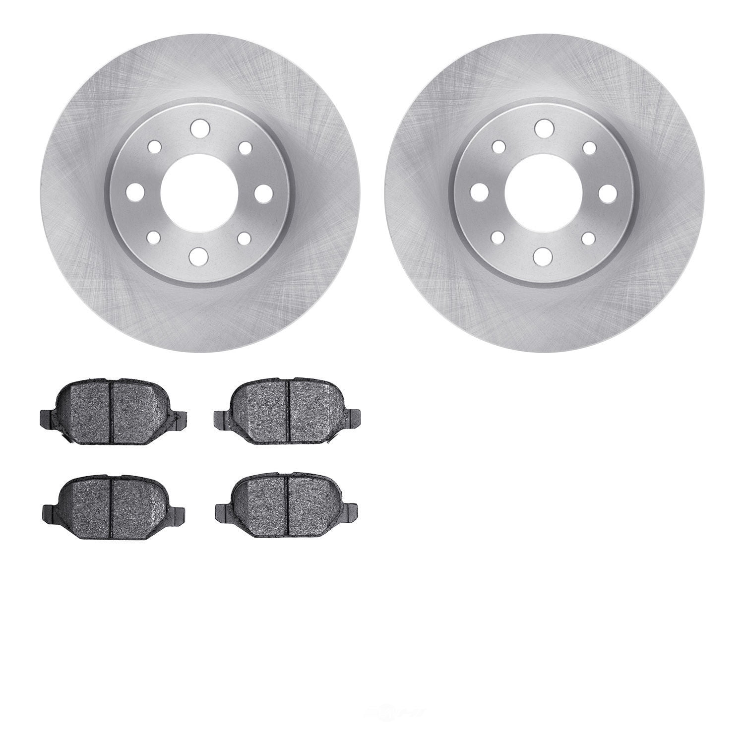Dynamic Friction Company 6502-07030 DFC Brake Rotor with 5000 Advanced Brake Pads