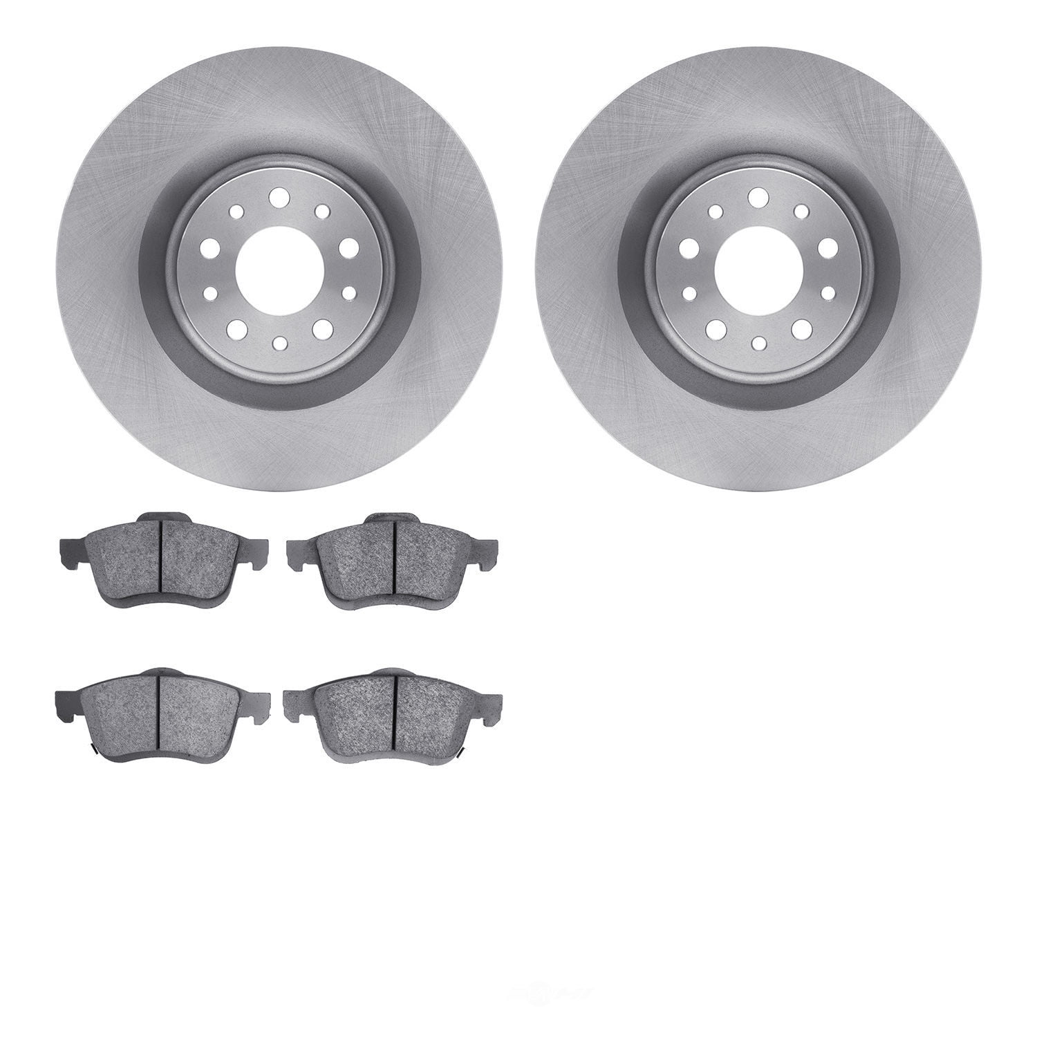 Dynamic Friction Company 6502-07033 DFC Brake Rotor with 5000 Advanced Brake Pads