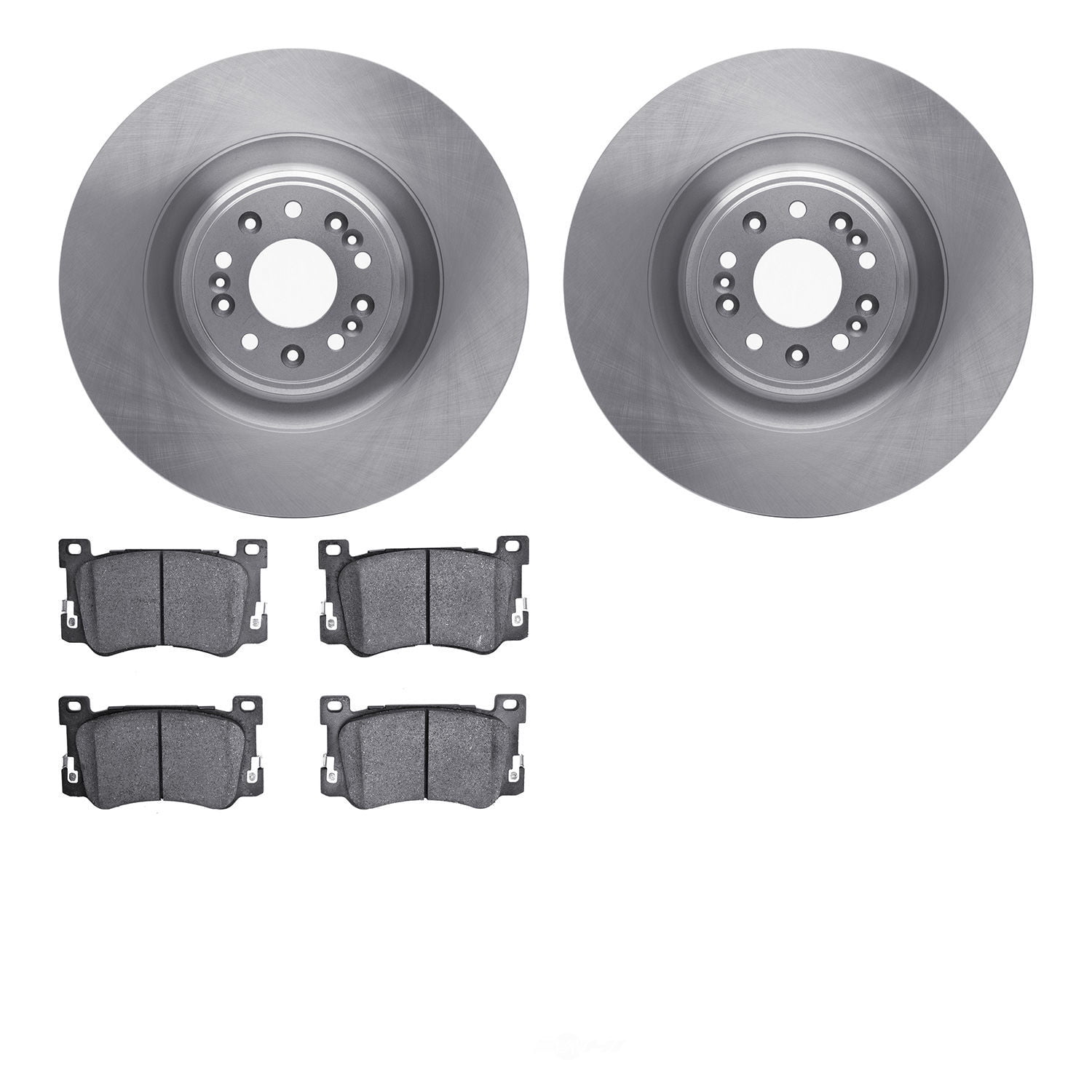 Dynamic Friction Company 6502-10005 DFC Brake Rotor with 5000 Advanced Brake Pads