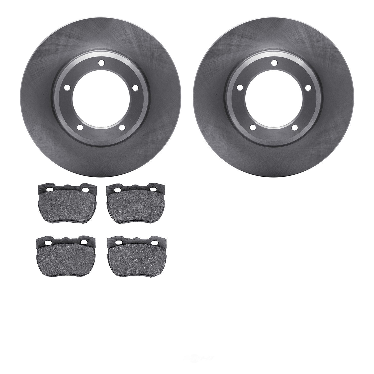 Dynamic Friction Company 6502-11035 DFC Brake Rotor with 5000 Advanced Brake Pads