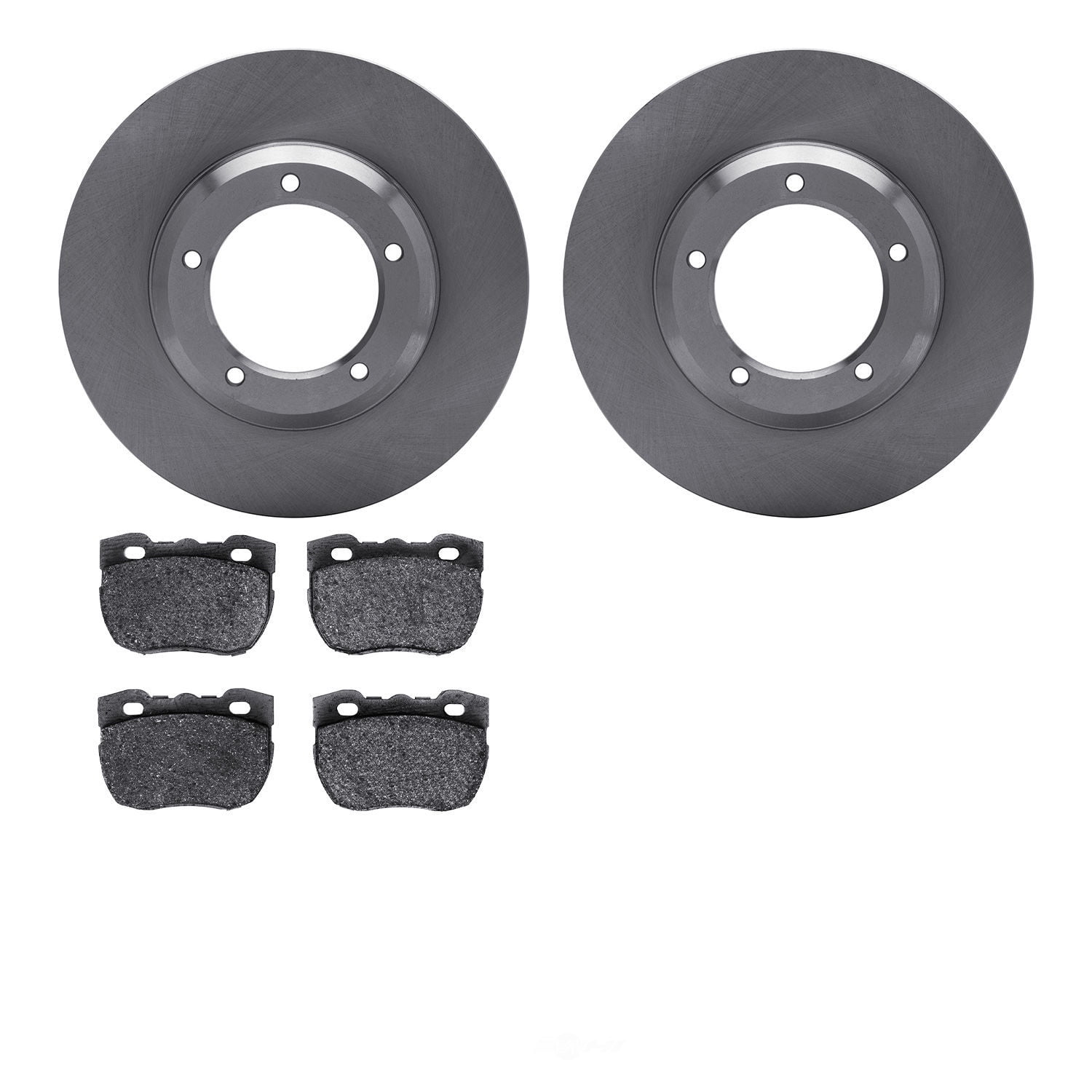 Dynamic Friction Company 6502-11045 DFC Brake Rotor with 5000 Advanced Brake Pads