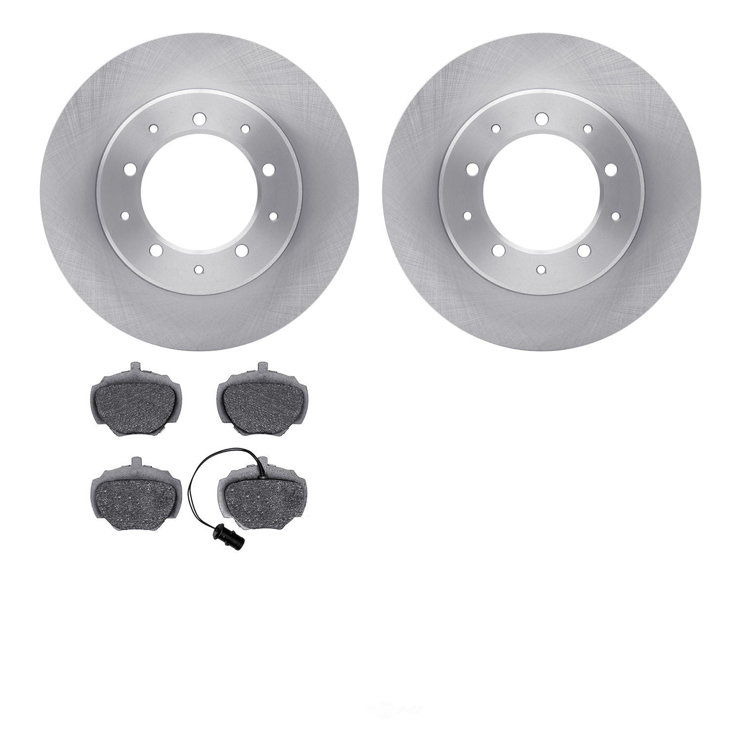 Dynamic Friction Company 6502-11051 DFC Brake Rotor with 5000 Advanced Brake Pads