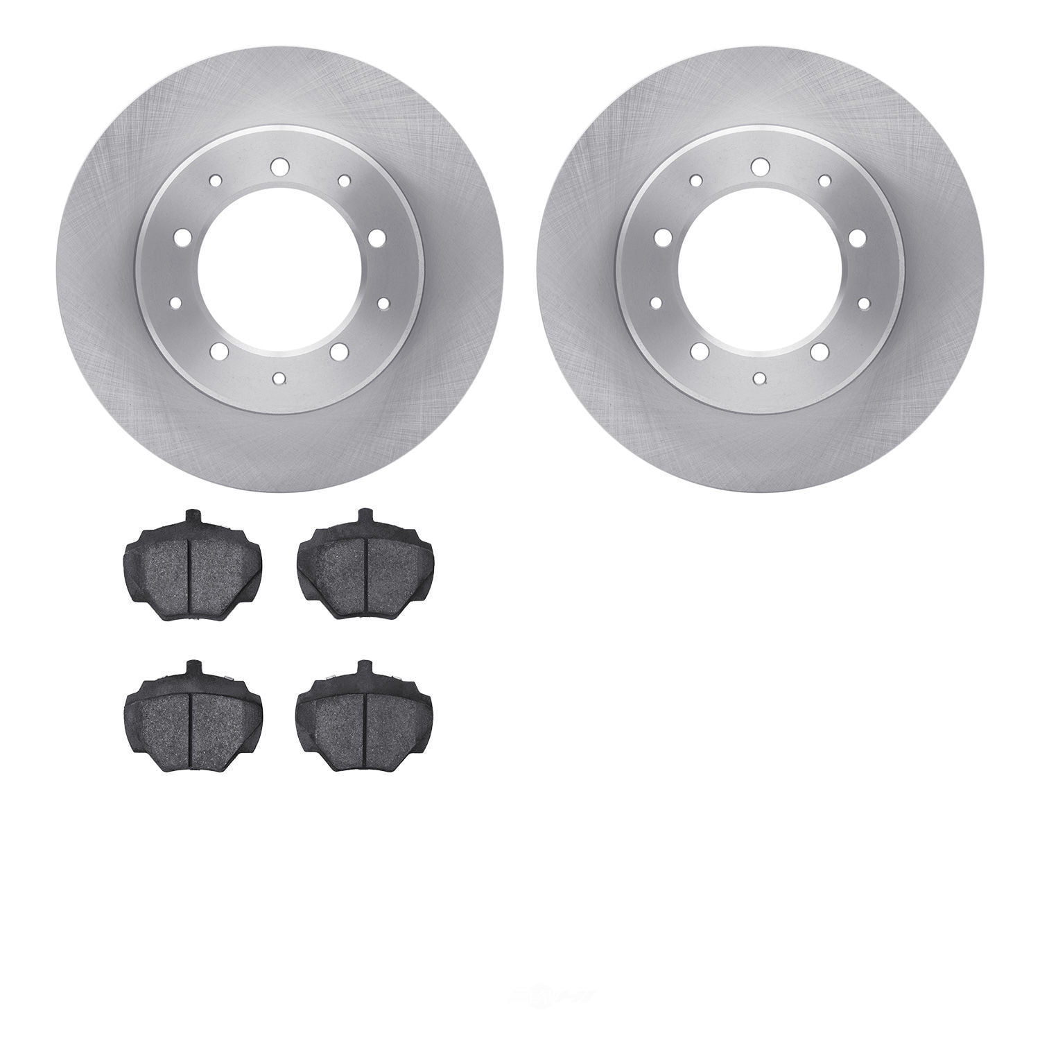 Dynamic Friction Company 6502-11052 DFC Brake Rotor with 5000 Advanced Brake Pads