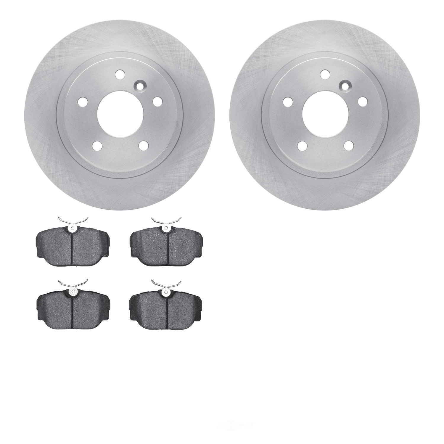 Dynamic Friction Company 6502-11060 DFC Brake Rotor with 5000 Advanced Brake Pads