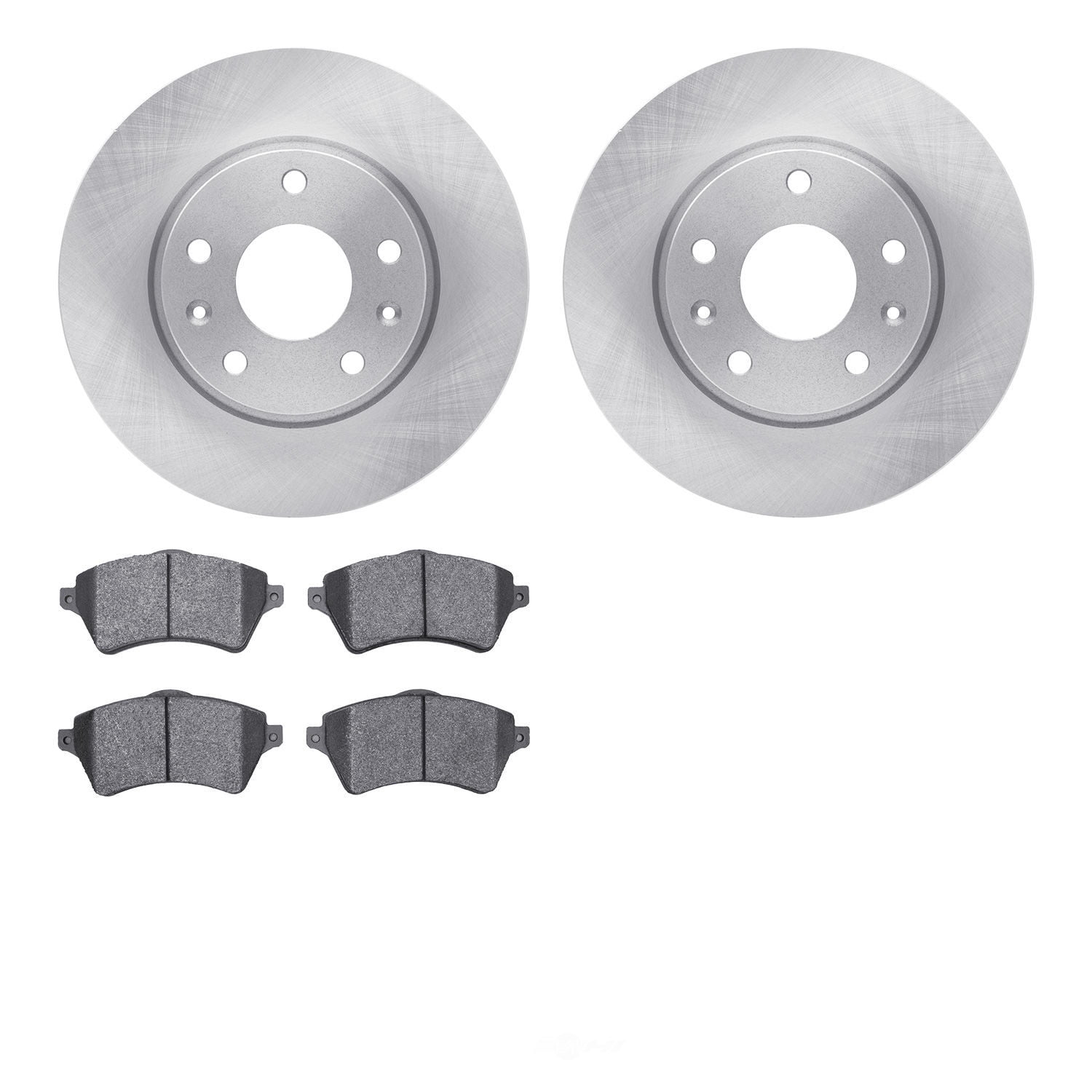 Dynamic Friction Company 6502-11069 DFC Brake Rotor with 5000 Advanced Brake Pads
