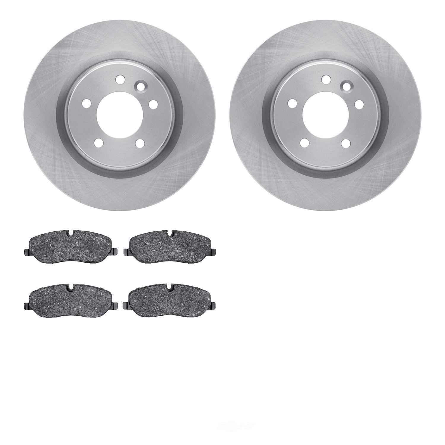 Dynamic Friction Company 6502-11081 DFC Brake Rotor with 5000 Advanced Brake Pads