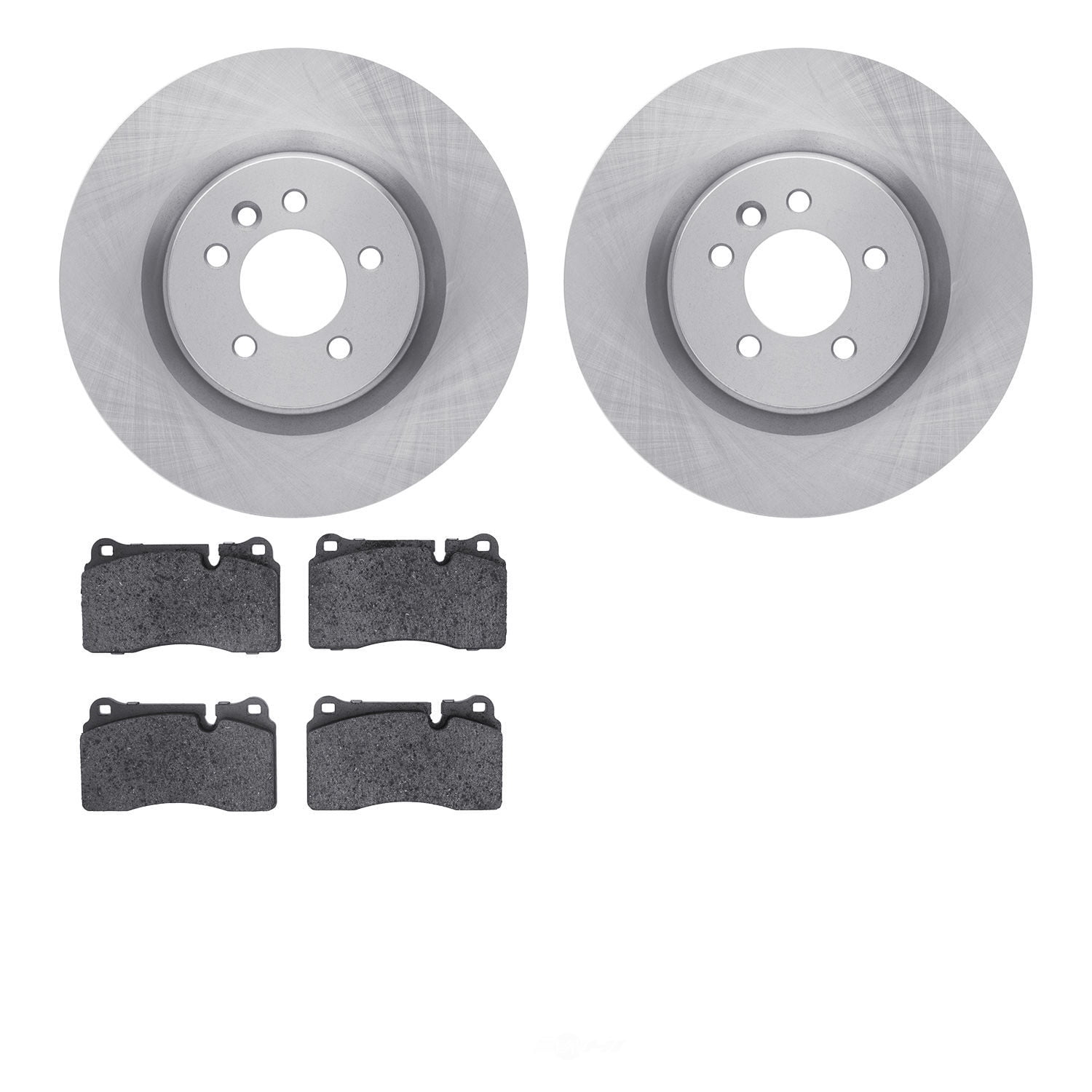Dynamic Friction Company 6502-11091 DFC Brake Rotor with 5000 Advanced Brake Pads