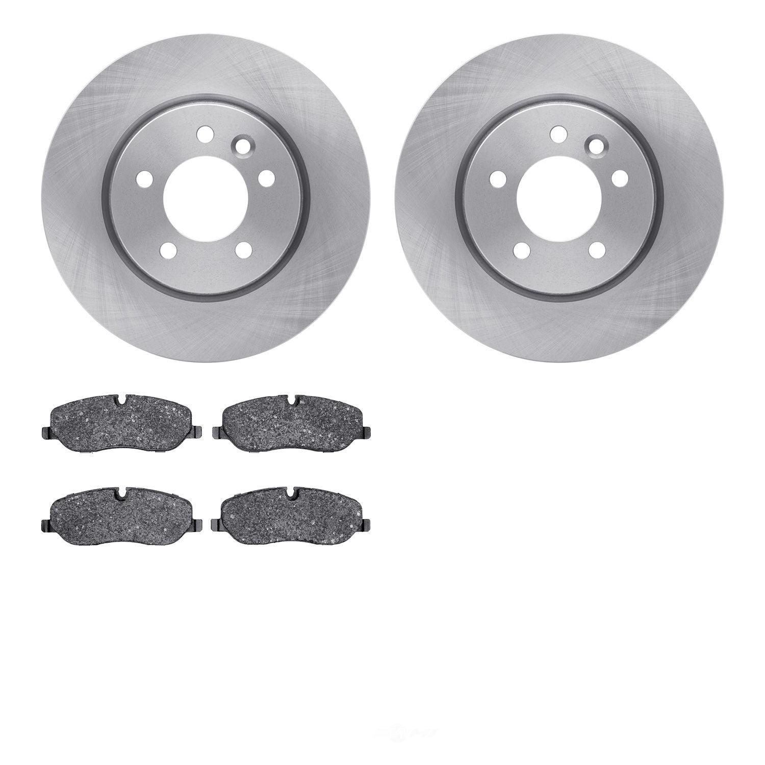 Dynamic Friction Company 6502-11096 DFC Brake Rotor with 5000 Advanced Brake Pads