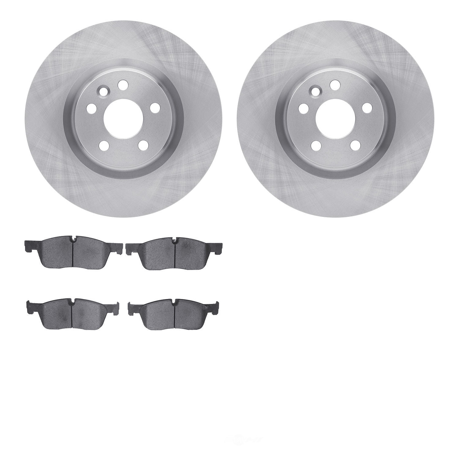 Dynamic Friction Company 6502-11155 DFC Brake Rotor with 5000 Advanced Brake Pads