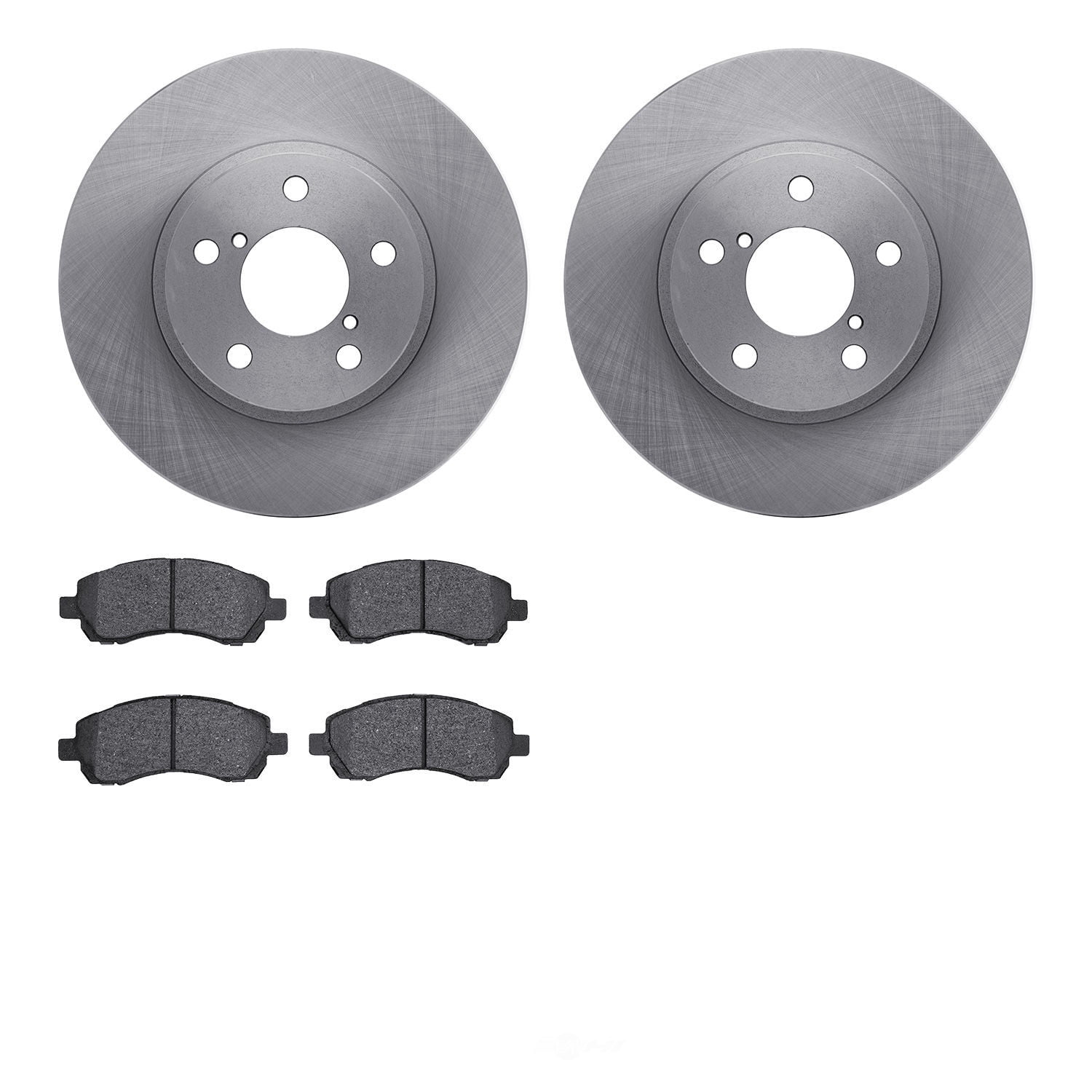 Dynamic Friction Company 6502-13073 DFC Brake Rotor with 5000 Advanced Brake Pads