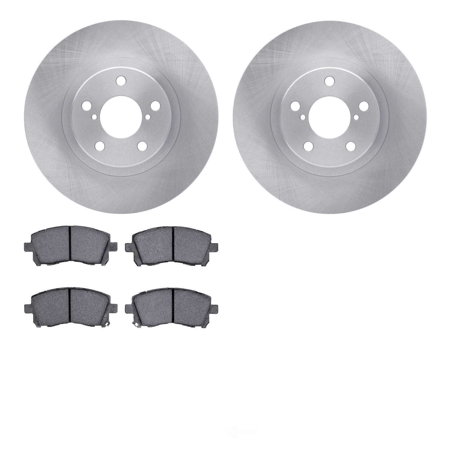 Dynamic Friction Company 6502-13088 DFC Brake Rotor with 5000 Advanced Brake Pads