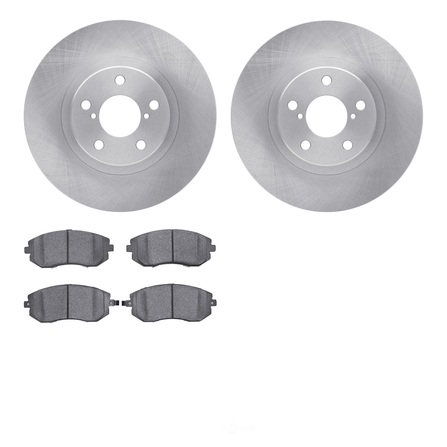 Dynamic Friction Company 6502-13089 DFC Brake Rotor with 5000 Advanced Brake Pads