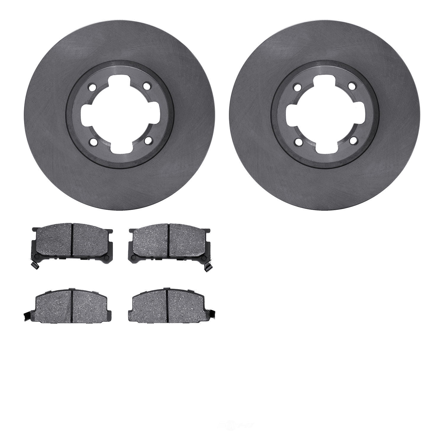 Dynamic Friction Company 6502-13121 DFC Brake Rotor with 5000 Advanced Brake Pads