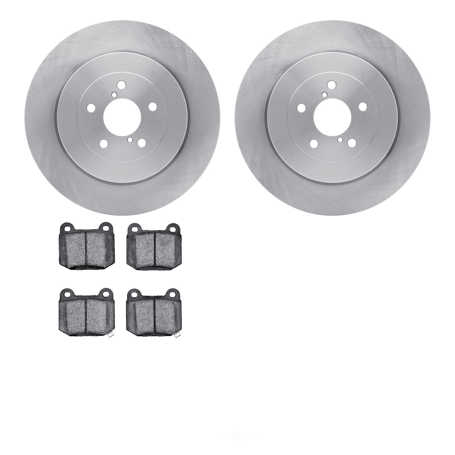Dynamic Friction Company 6502-13126 DFC Brake Rotor with 5000 Advanced Brake Pads