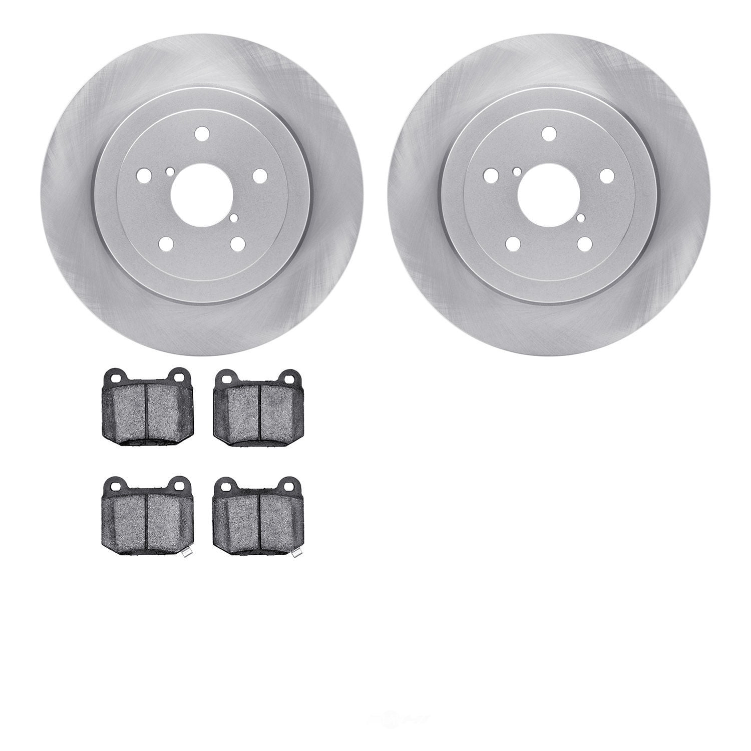 Dynamic Friction Company 6502-13138 DFC Brake Rotor with 5000 Advanced Brake Pads