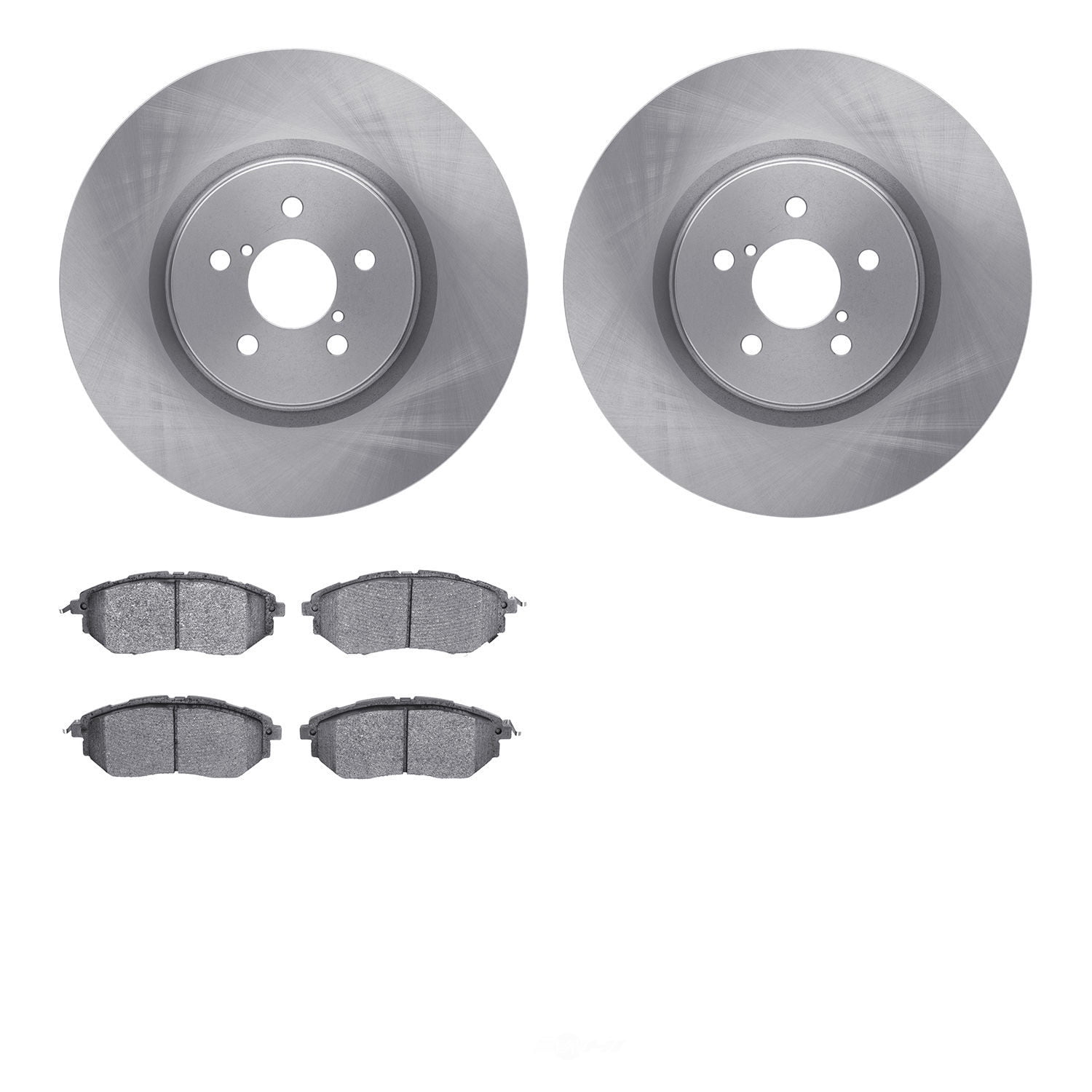 Dynamic Friction Company 6502-13142 DFC Brake Rotor with 5000 Advanced Brake Pads