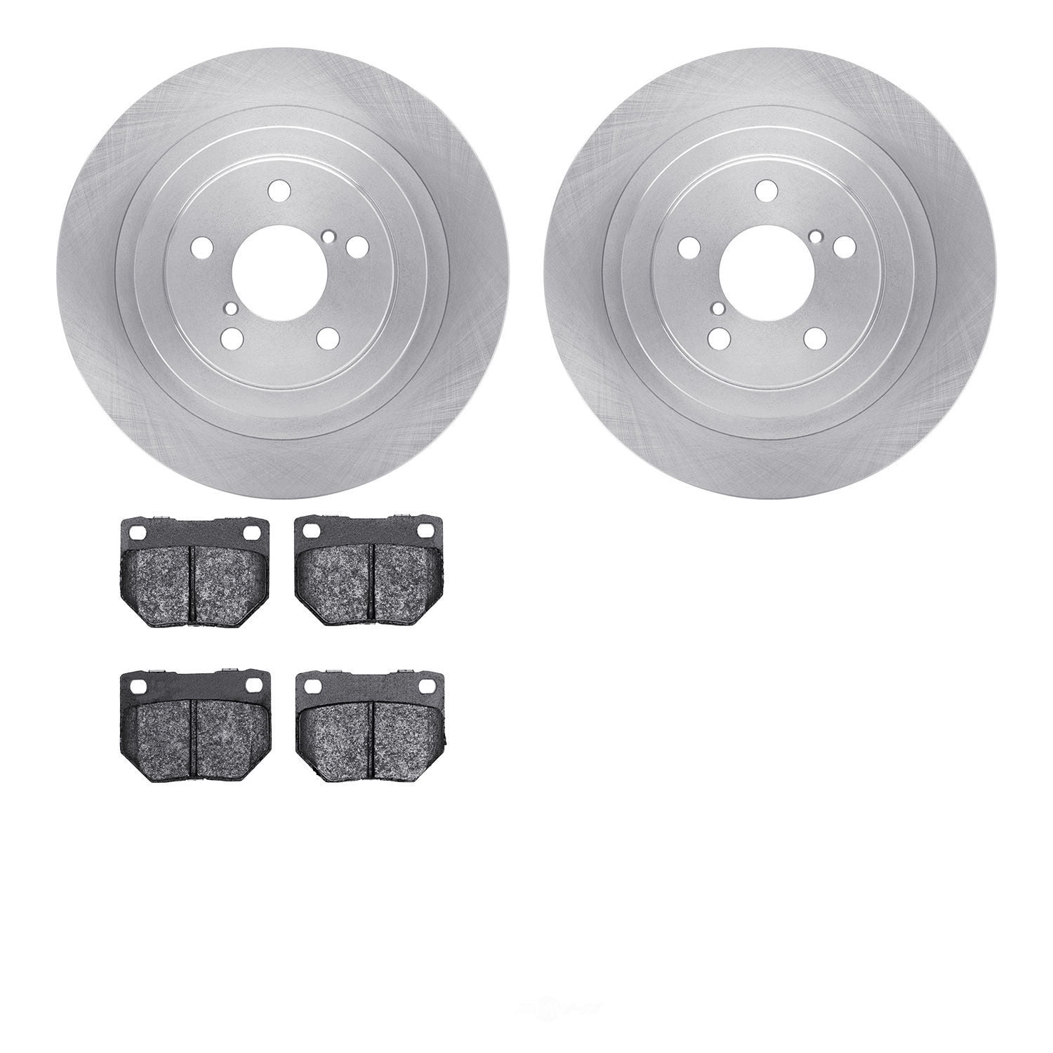 Dynamic Friction Company 6502-13147 DFC Brake Rotor with 5000 Advanced Brake Pads