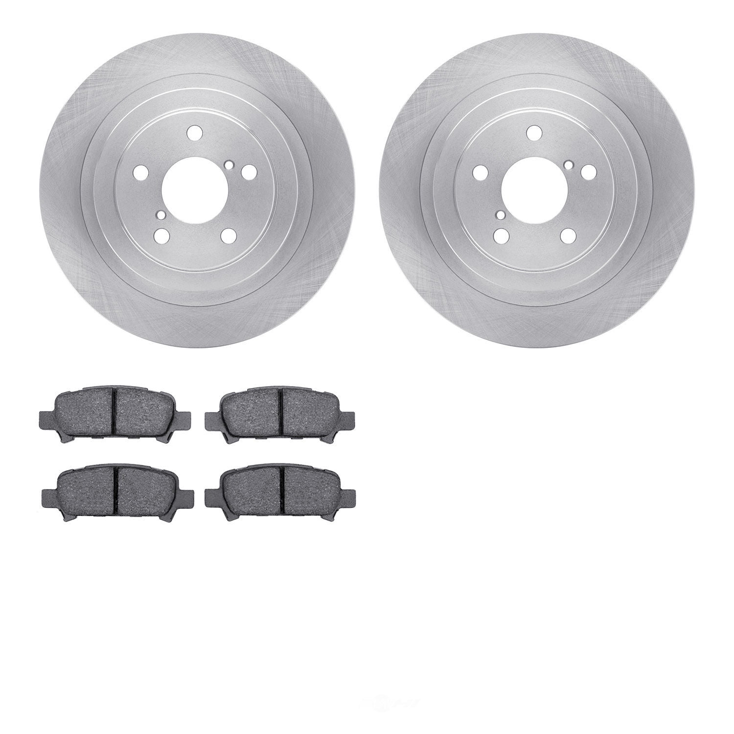 Dynamic Friction Company 6502-13148 DFC Brake Rotor with 5000 Advanced Brake Pads