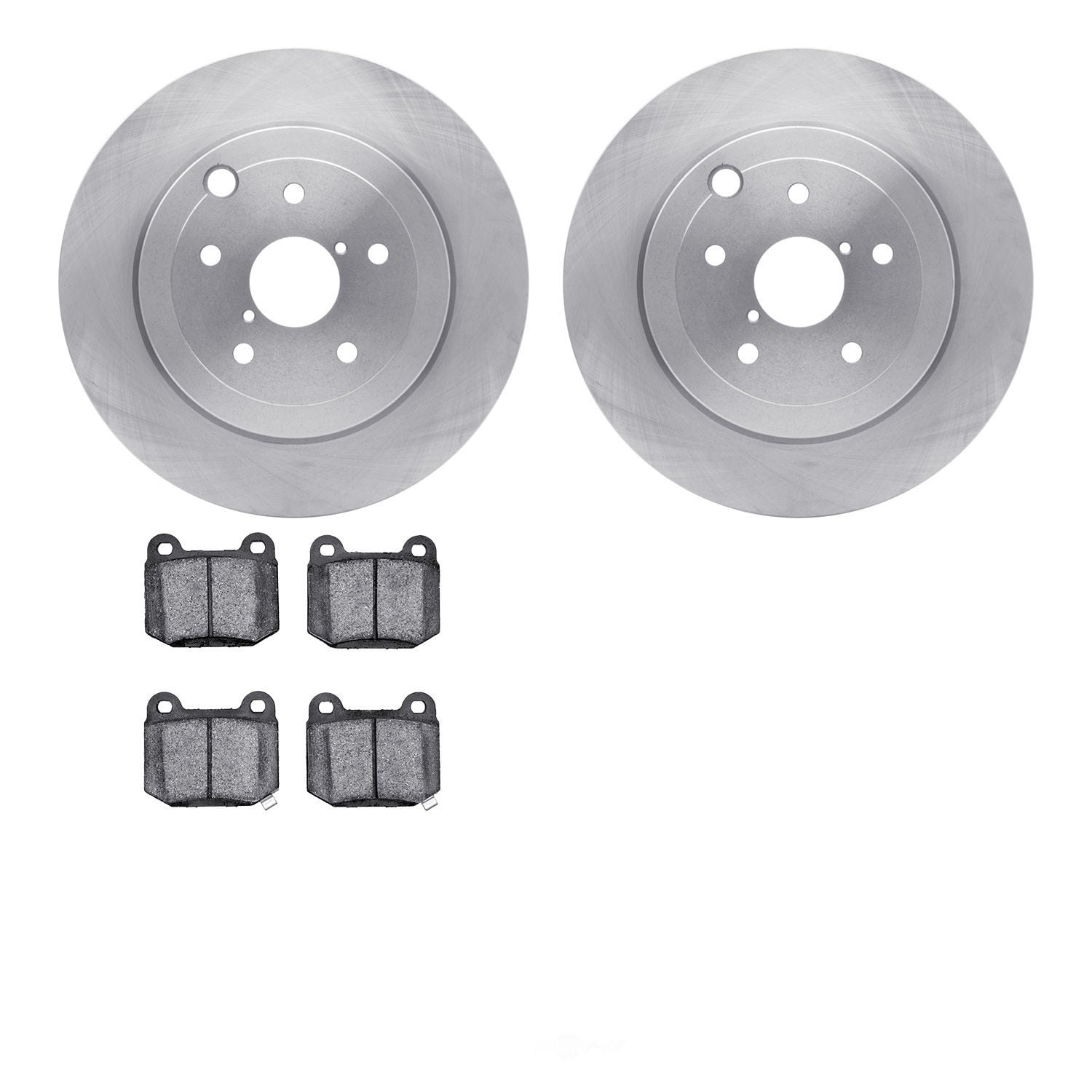 Dynamic Friction Company 6502-13159 DFC Brake Rotor with 5000 Advanced Brake Pads