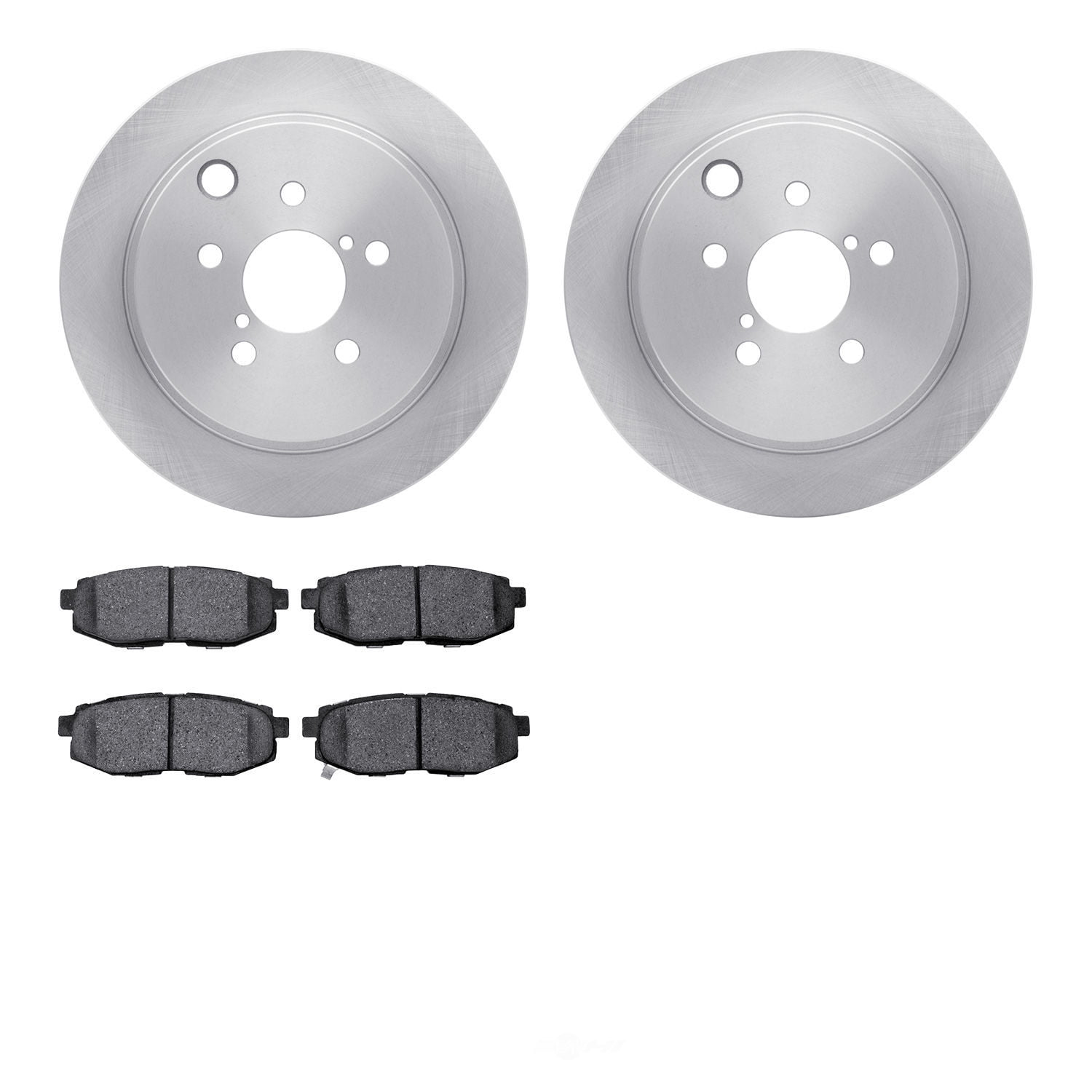 Dynamic Friction Company 6502-13180 DFC Brake Rotor with 5000 Advanced Brake Pads