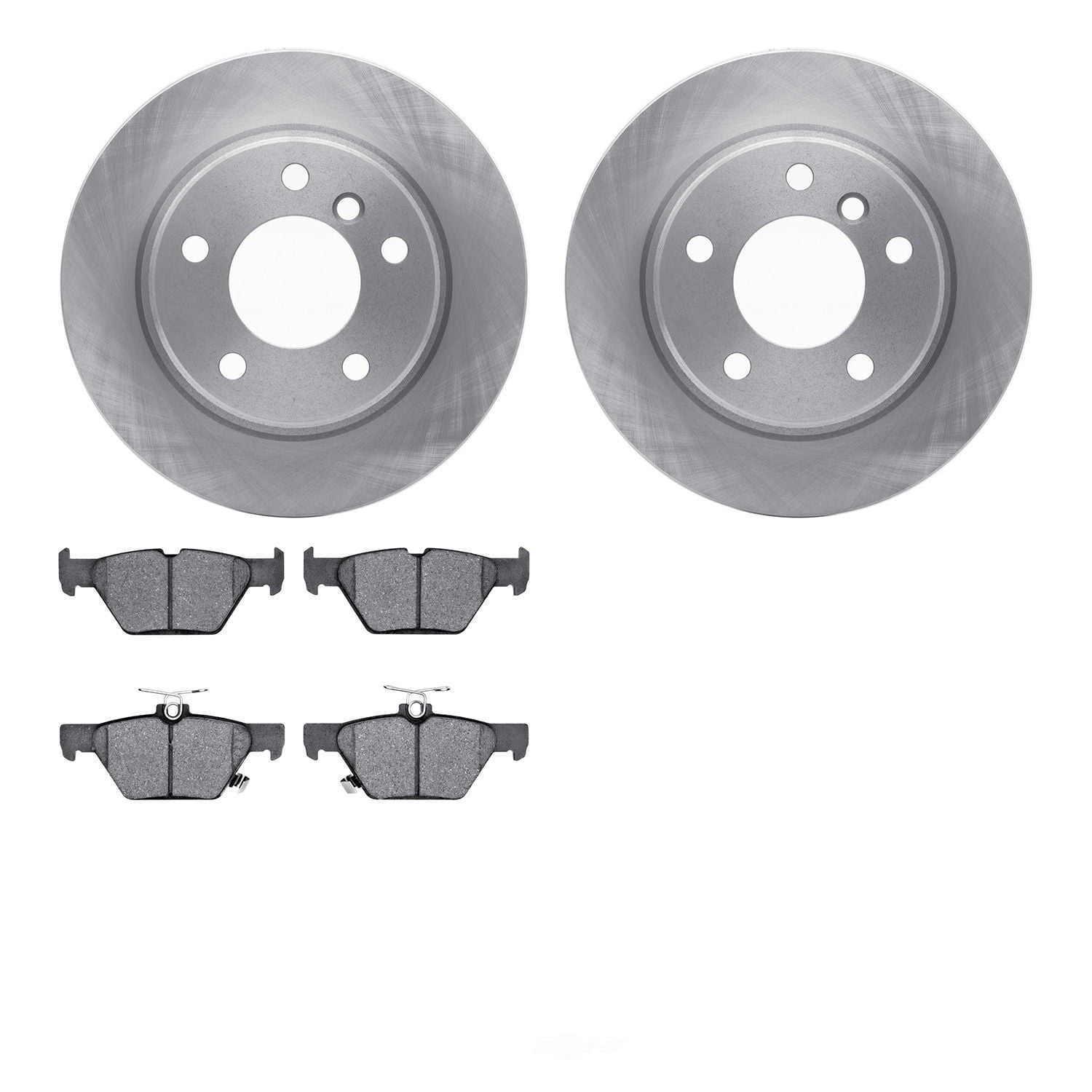 Dynamic Friction Company 6502-13185 DFC Brake Rotor with 5000 Advanced Brake Pads