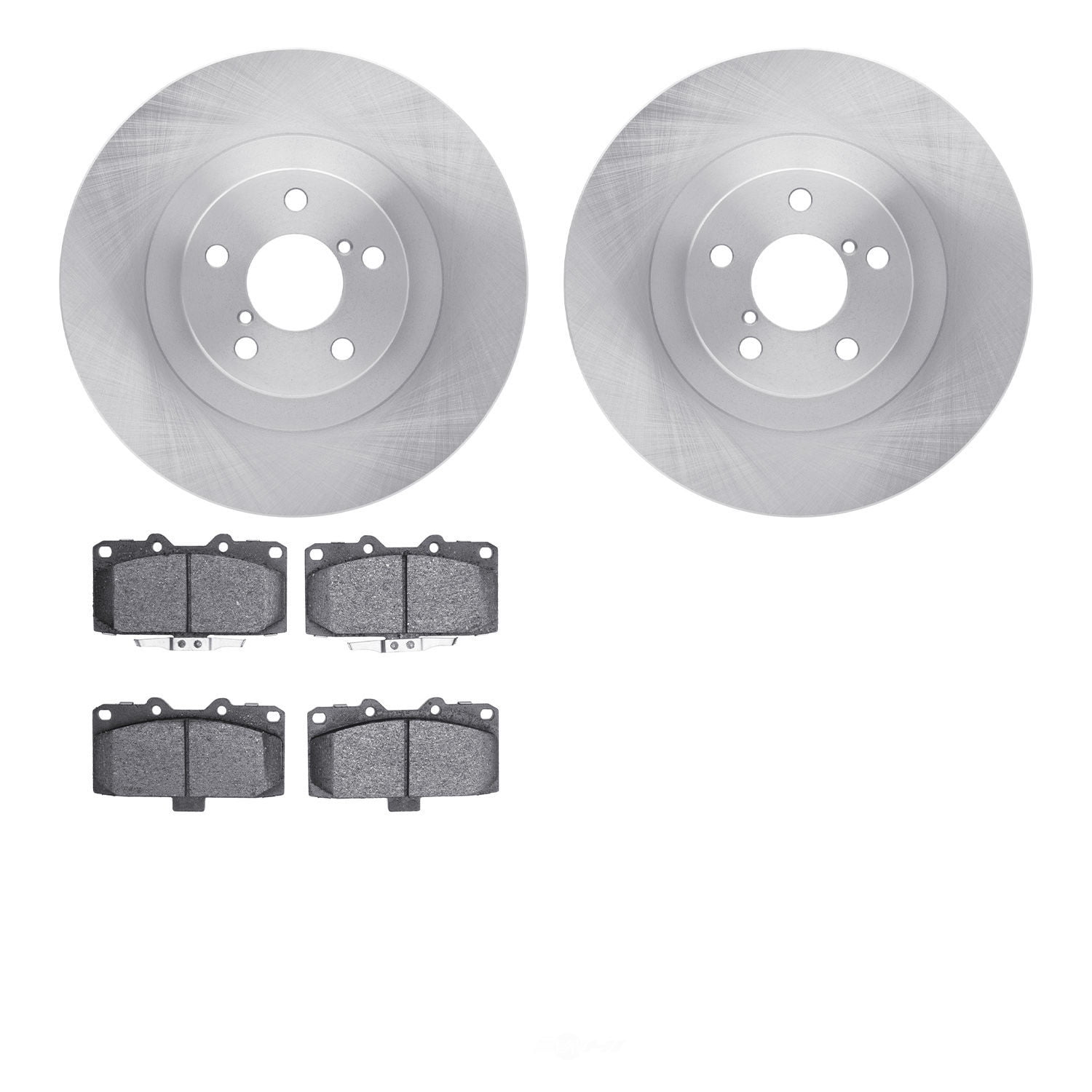 Dynamic Friction Company 6502-13191 DFC Brake Rotor with 5000 Advanced Brake Pads