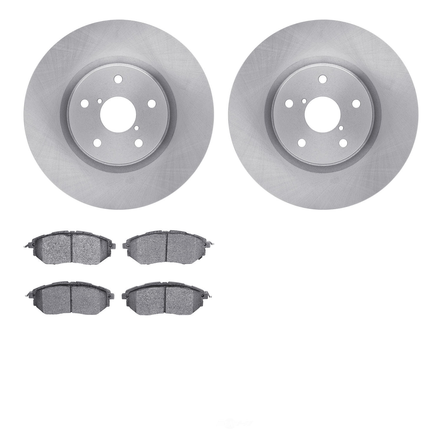 Dynamic Friction Company 6502-13204 DFC Brake Rotor with 5000 Advanced Brake Pads