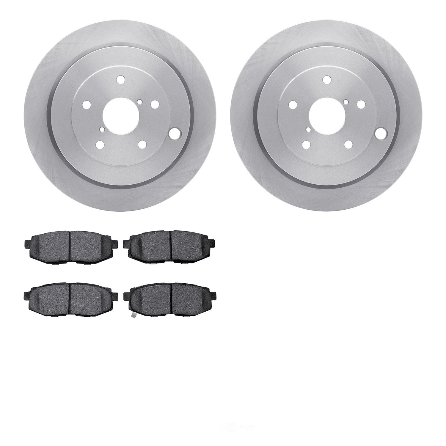Dynamic Friction Company 6502-13210 DFC Brake Rotor with 5000 Advanced Brake Pads