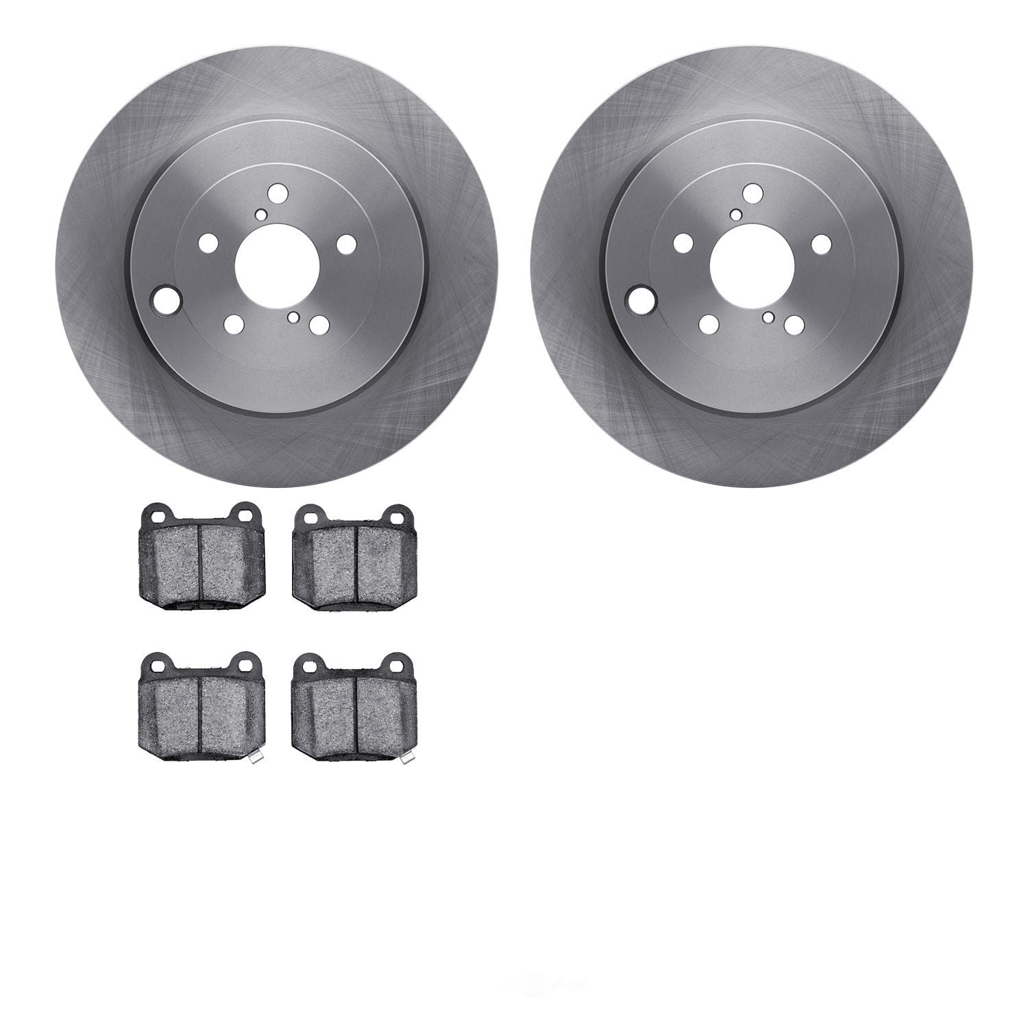 Dynamic Friction Company 6502-13219 DFC Brake Rotor with 5000 Advanced Brake Pads