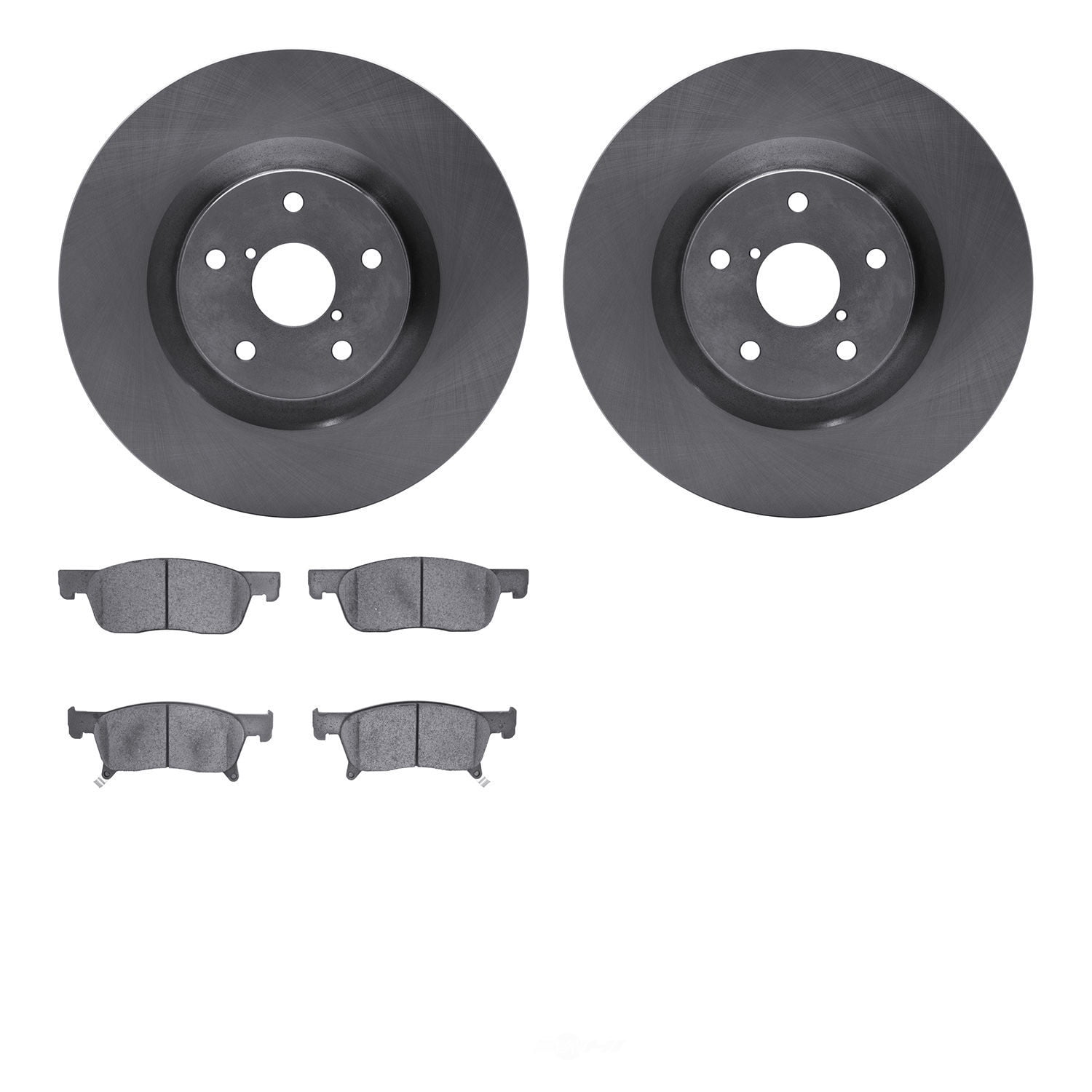 Dynamic Friction Company 6502-13228 DFC Brake Rotor with 5000 Advanced Brake Pads