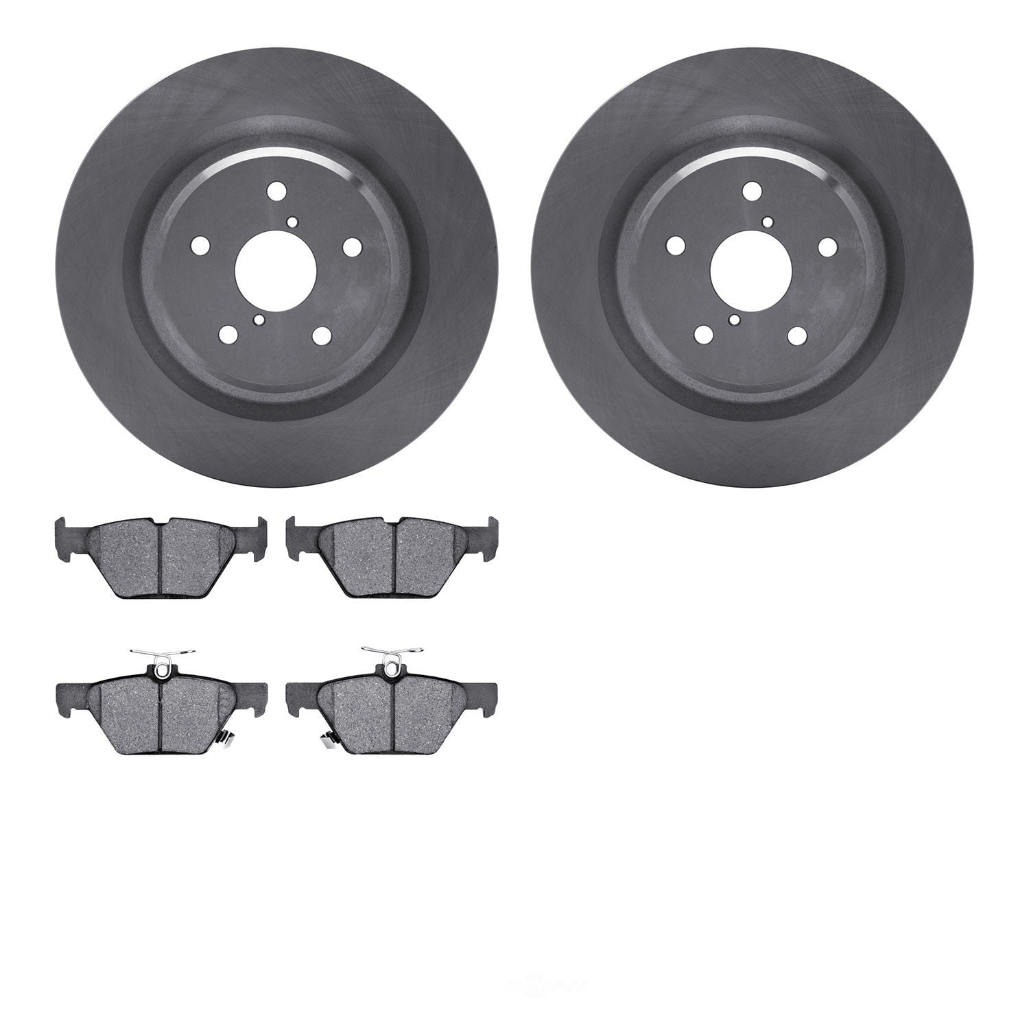 Dynamic Friction Company 6502-13231 DFC Brake Rotor with 5000 Advanced Brake Pads