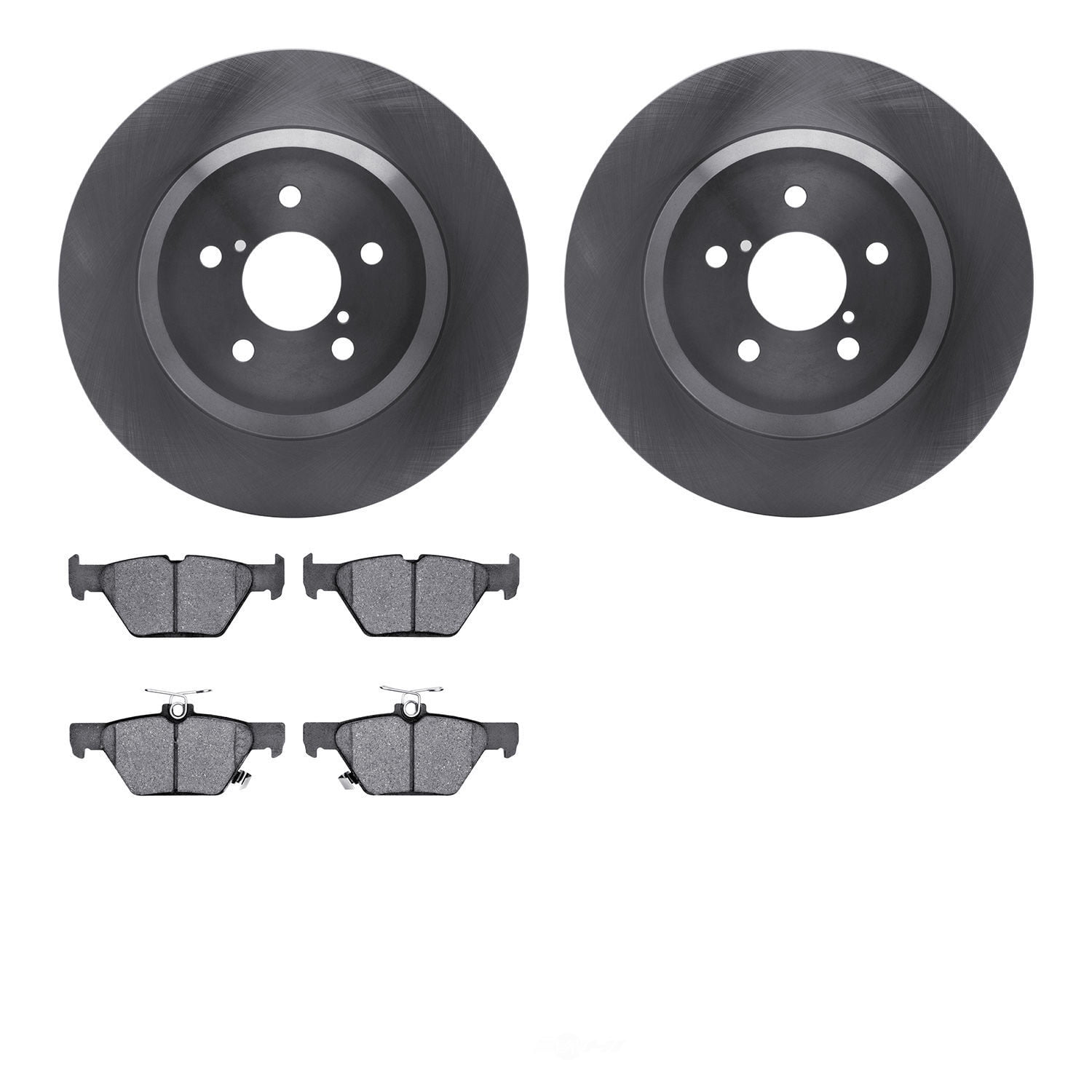 Dynamic Friction Company 6502-13240 DFC Brake Rotor with 5000 Advanced Brake Pads
