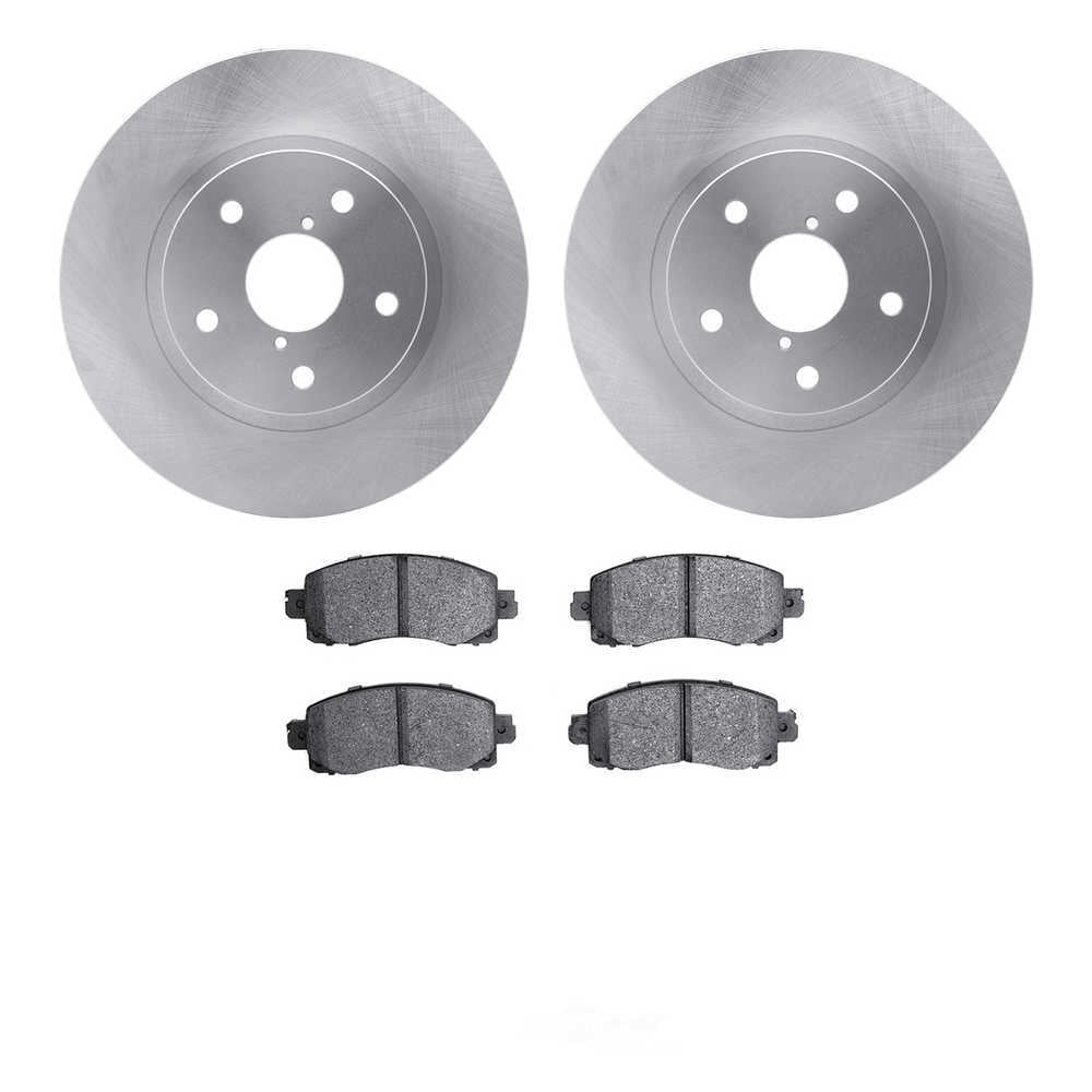 Dynamic Friction Company 6502-13243 DFC Brake Rotor with 5000 Advanced Brake Pads
