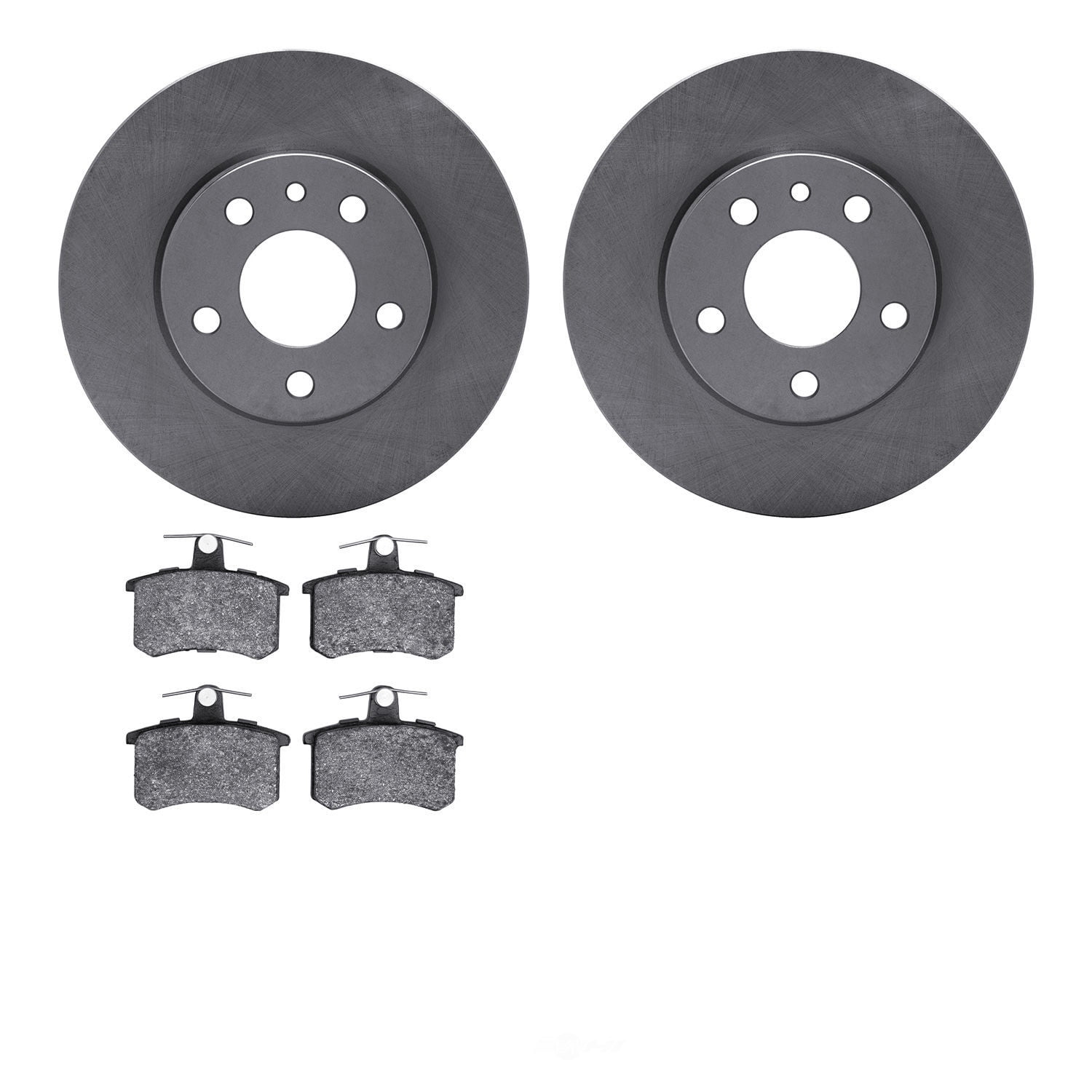 Dynamic Friction Company 6502-16036 DFC Brake Rotor with 5000 Advanced Brake Pads