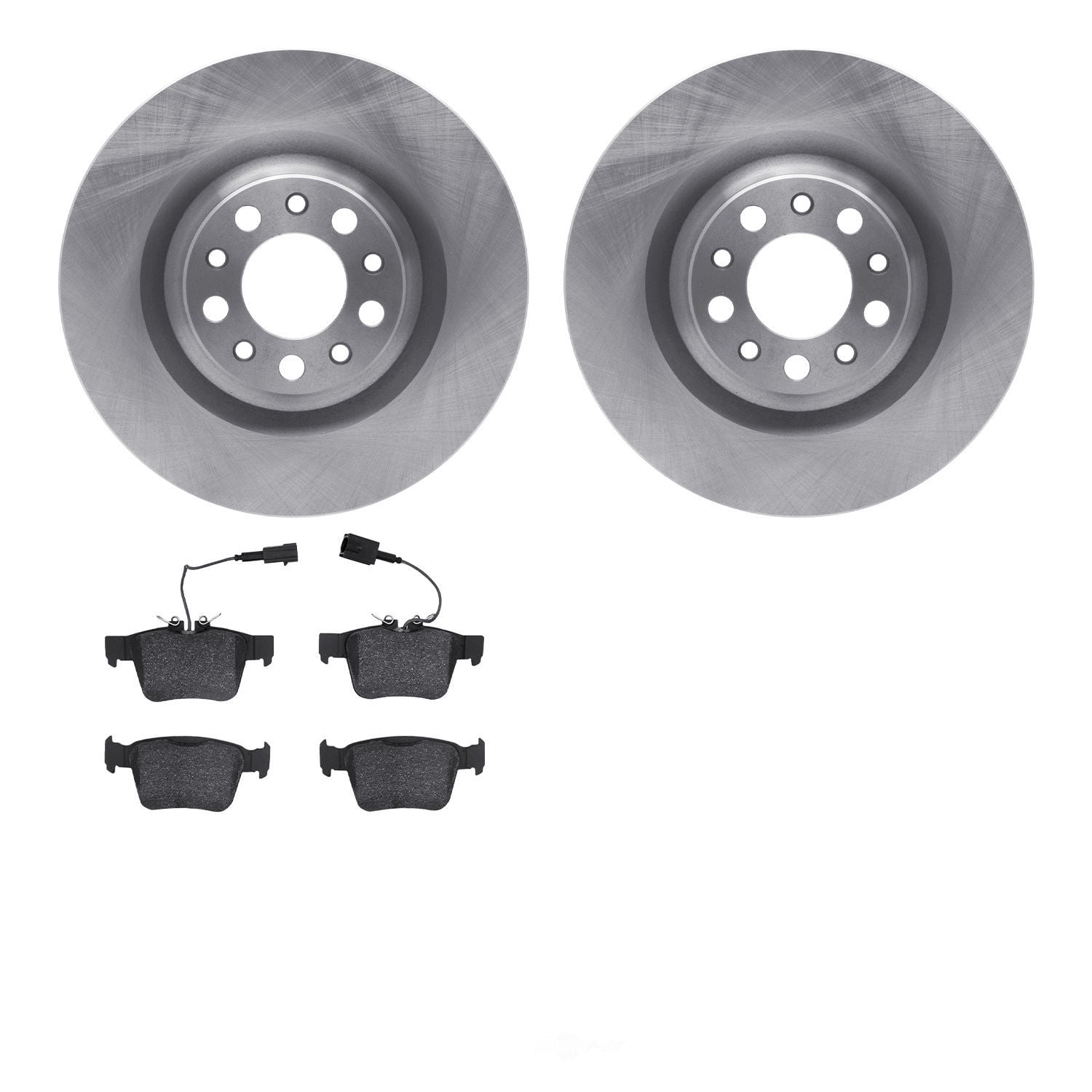 Dynamic Friction Company 6502-16044 DFC Brake Rotor with 5000 Advanced Brake Pads