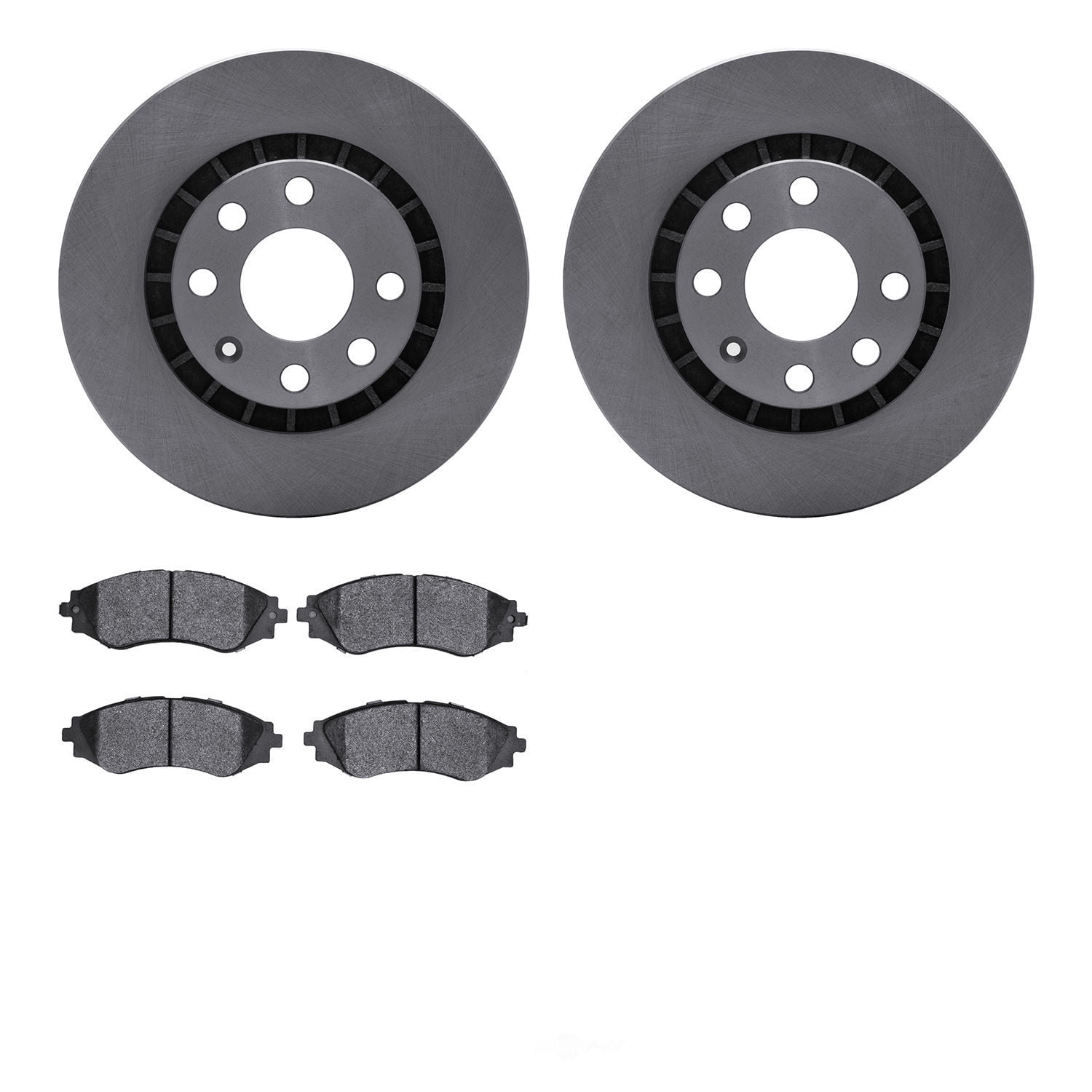 Dynamic Friction Company 6502-18003 DFC Brake Rotor with 5000 Advanced Brake Pads
